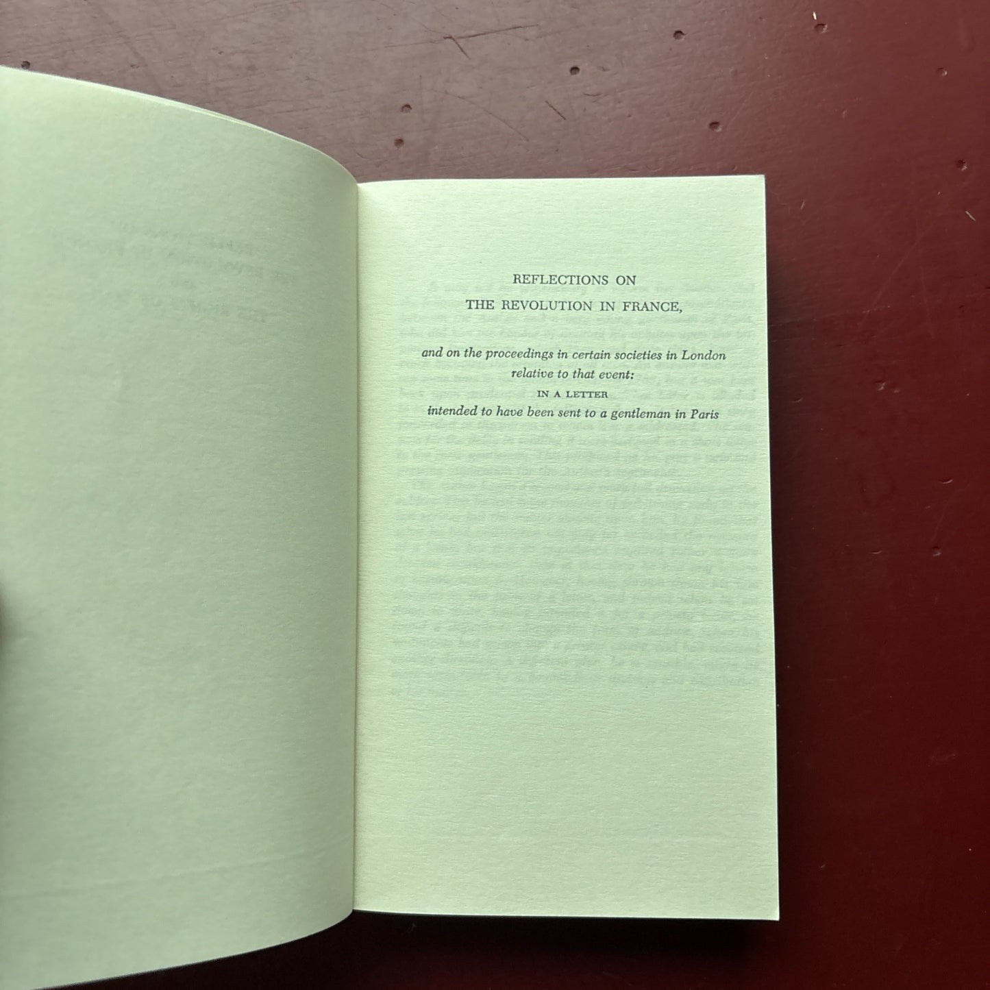 Reflections On The Revolution In France - Edmund Burke (1973, Paperback)