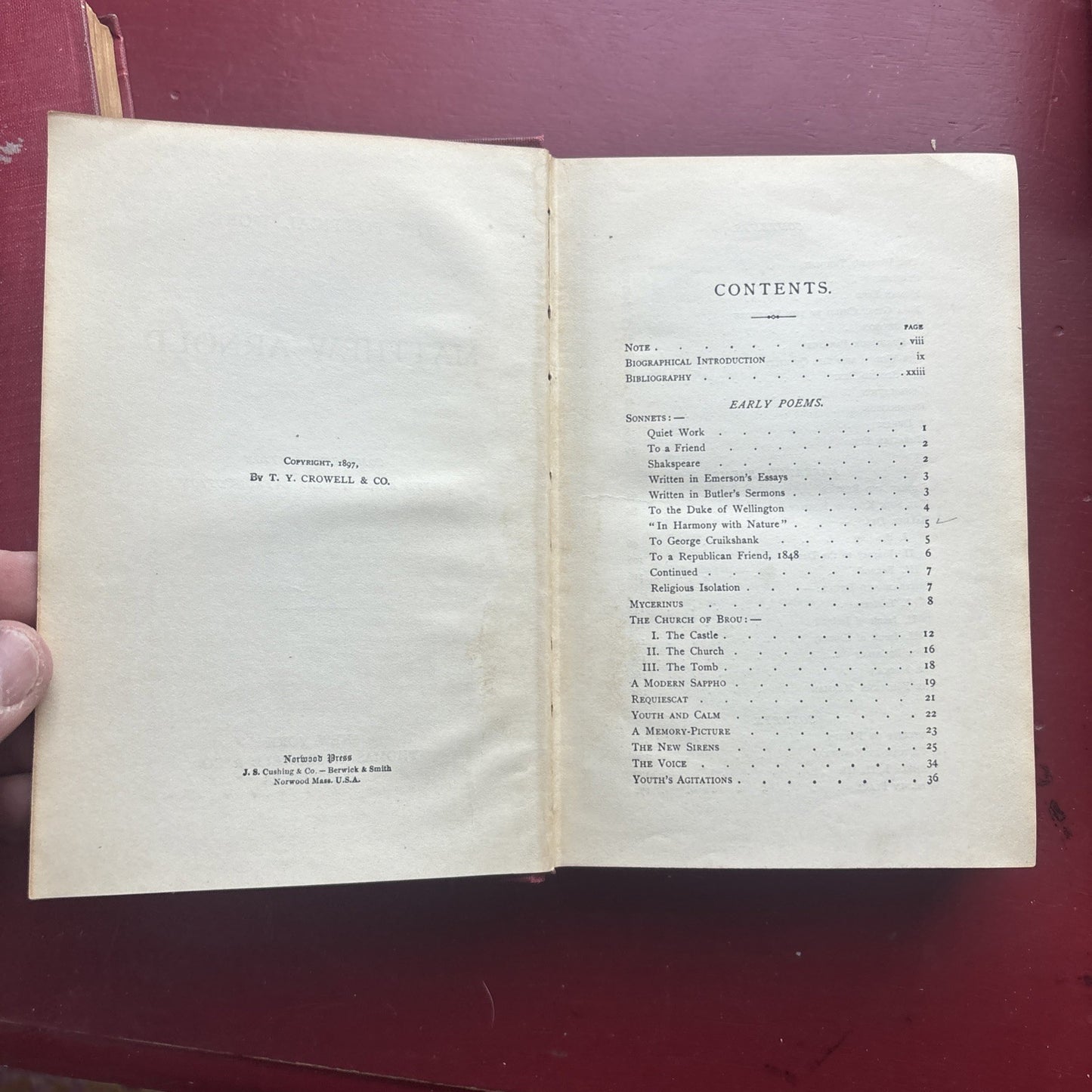 4 Poetical Works T.Y. Crowell & Co. Kipling Arnold Milton Burns Gladstone