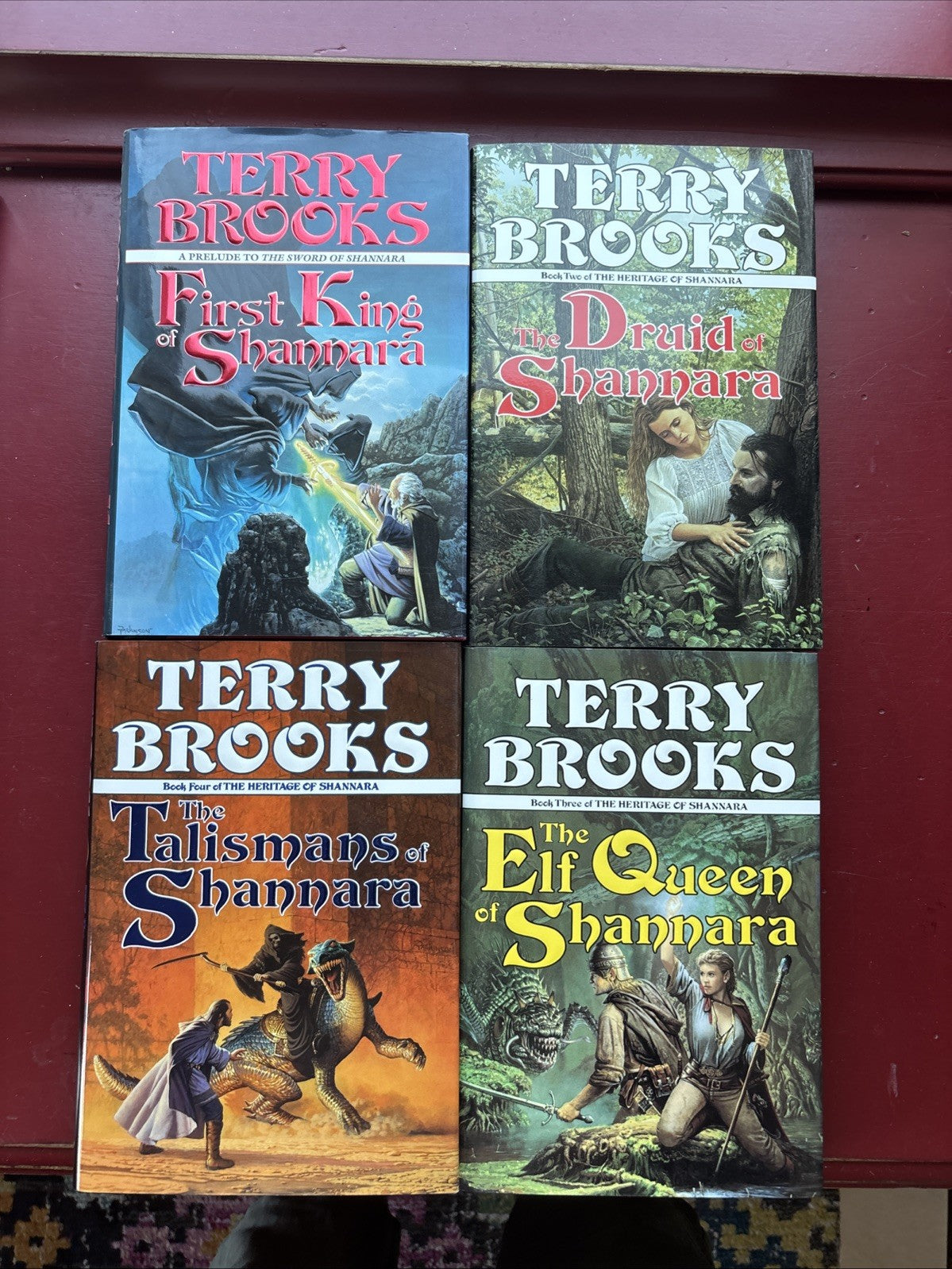 Heritage/Sword Of Shannara Lot 4Terry Brooks 1st Ed. King Druid Talismans Elf HC