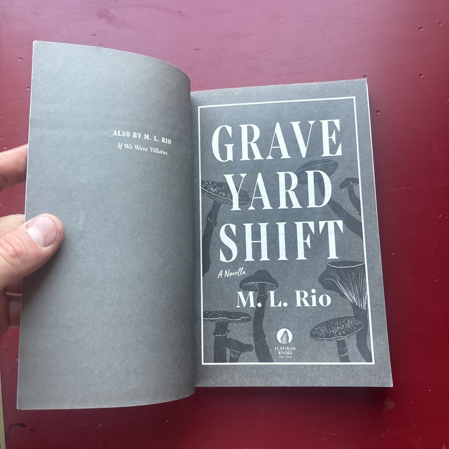 Graveyard Shift M. L. Rio Novella Paperback 2024 First Edition