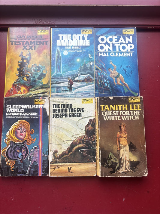 6 DAW Sci-Fi by Dickson Lee Clement Trimble Snyder Green (Mass Market) (Bundle)