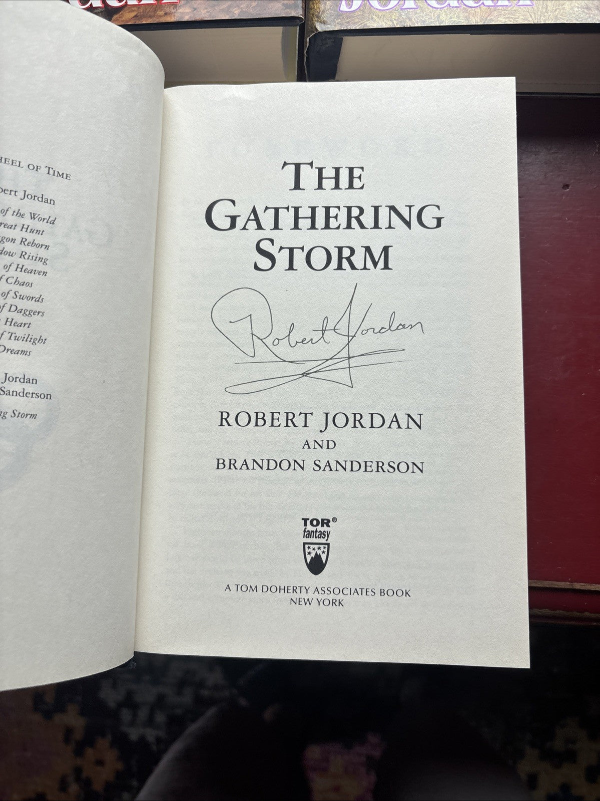 The Wheel of Time 6 HC 8 10-14 VG+ Robert Jordan Some 1st Ed. Copy Signed
