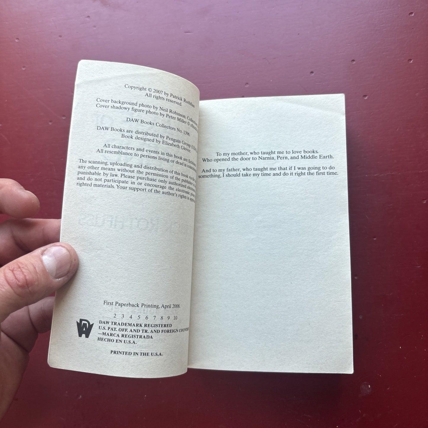 The Name of the Wind by Rothfuss, Patrick
