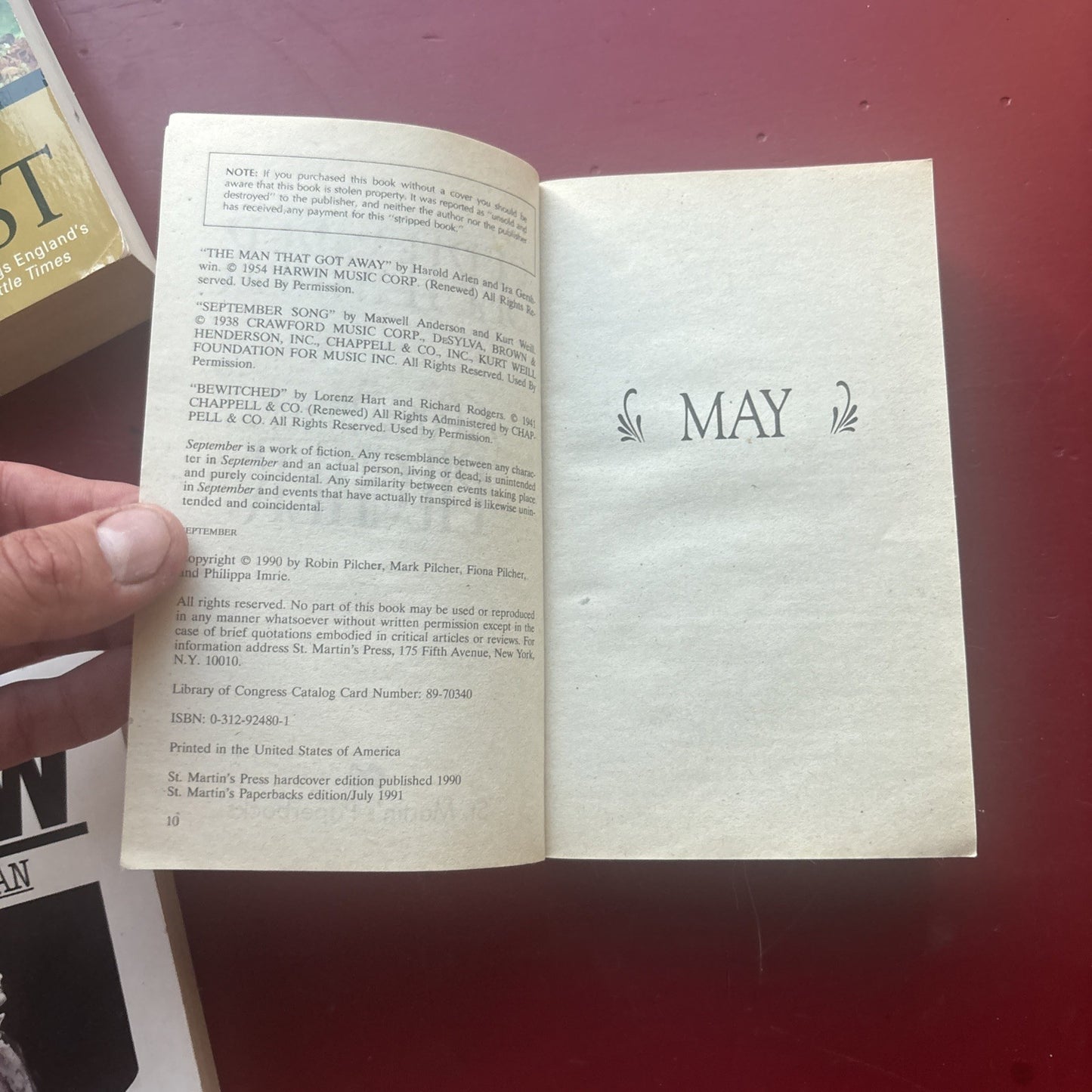 September by Rosamunde Pilcher