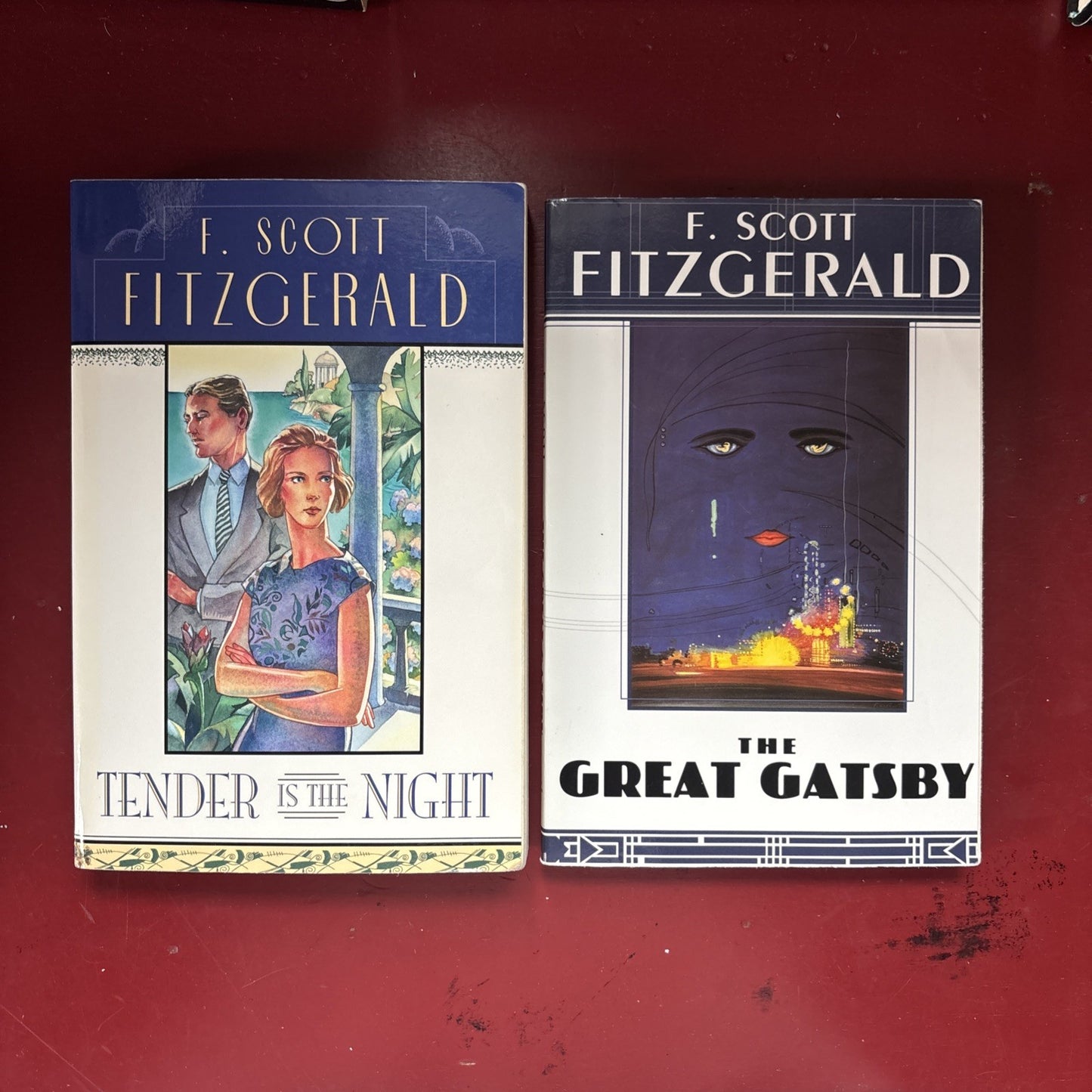 Tender Is the Night & The Great Gatsby by F. Scott Fitzgerald (Trade Paperbacks)