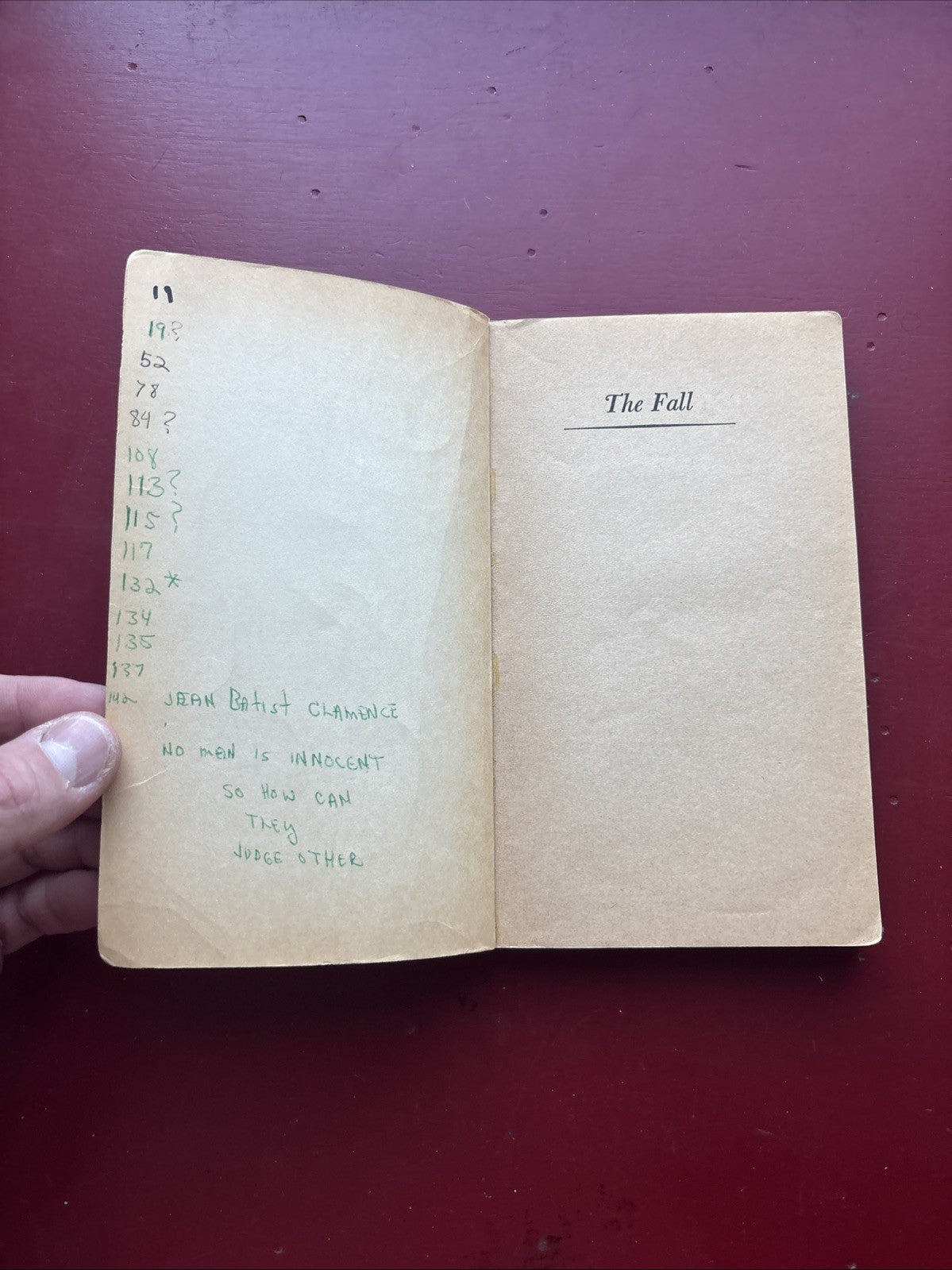 ALBERT  CAMUS  THE  FALL  A VINTAGE  BOOK 1956  --C3
