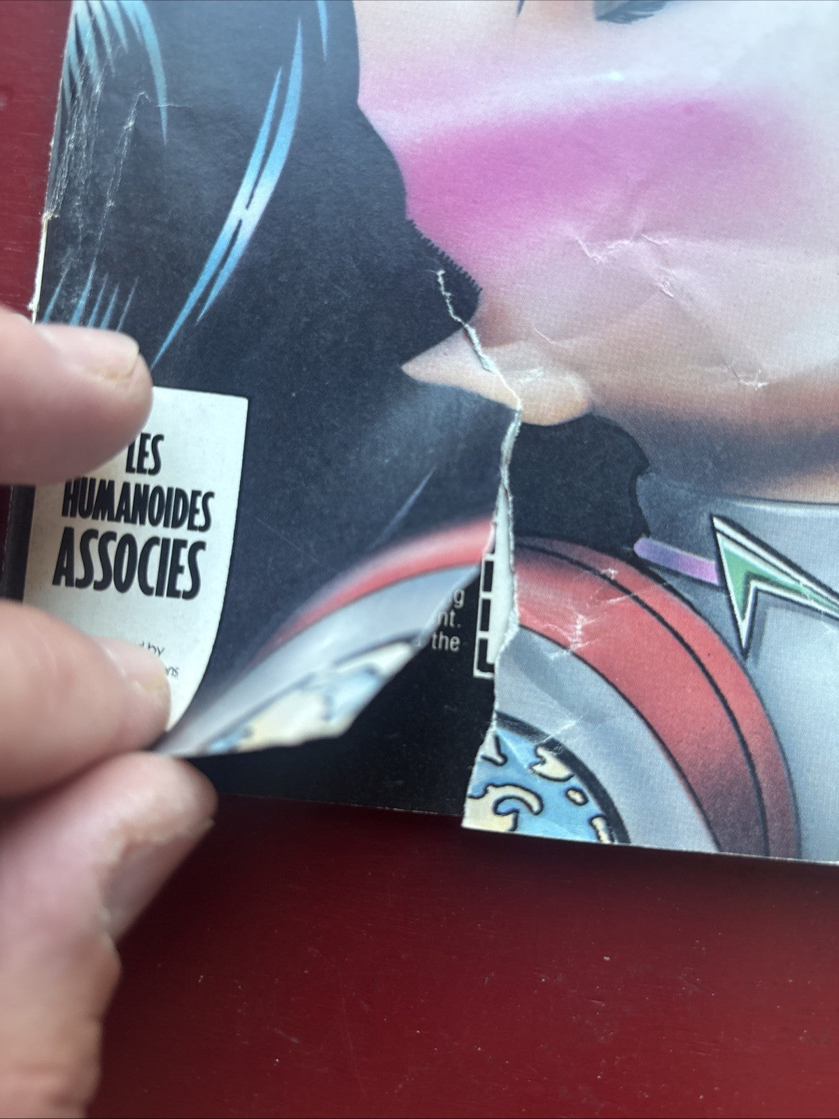 Heavy Metal Magazine (August 1980) (reduced tear in cover)