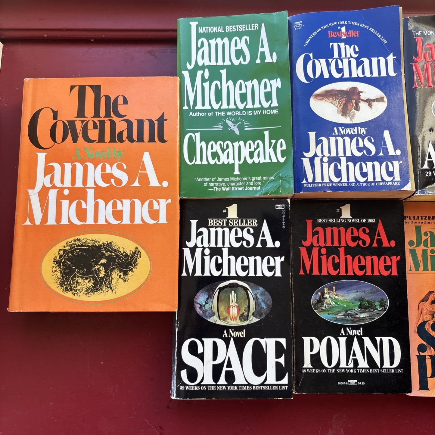 Ultimate James A Michener Lot of 10: Iberia Covenant Pacific Chesapeake Travel