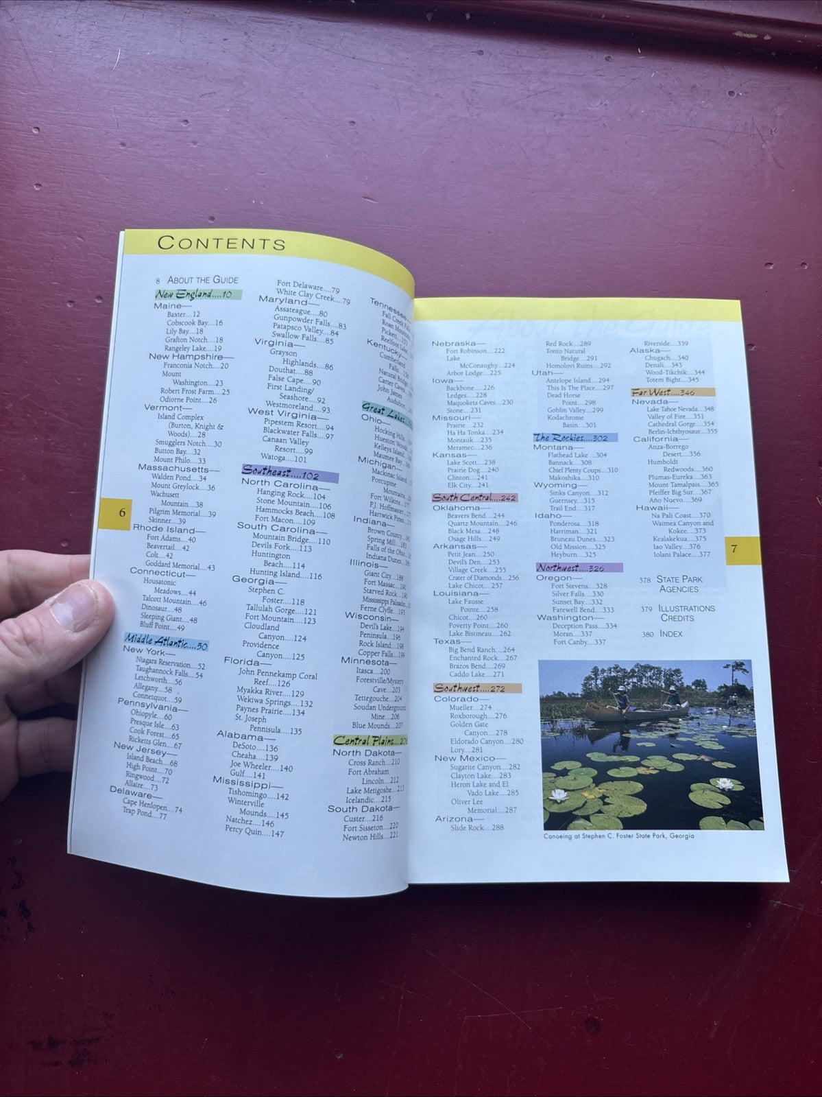 Guide to State Parks by National Geographic (1998, Hardcover)