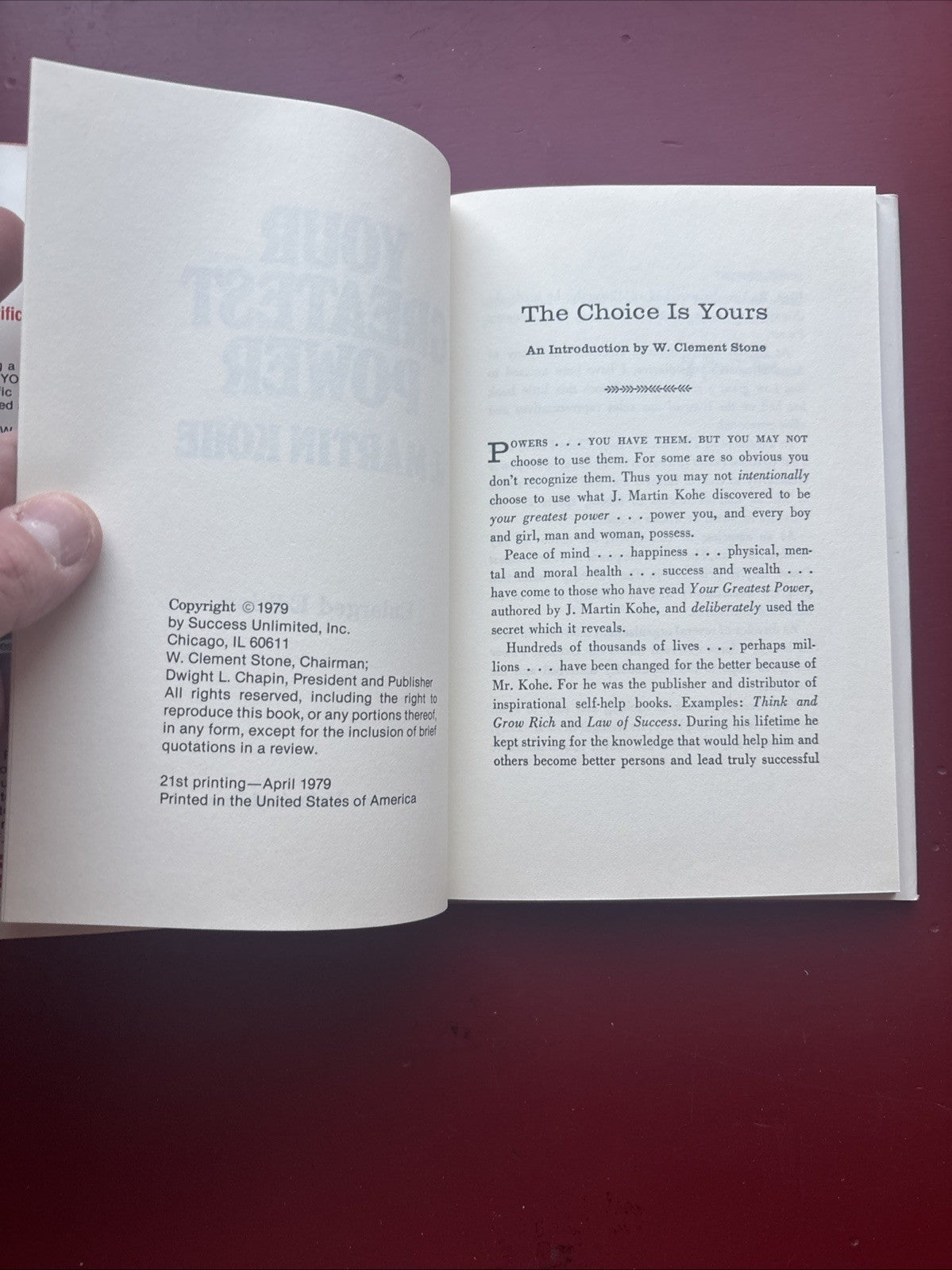 Your Greatest Power by J. Martin Kohe