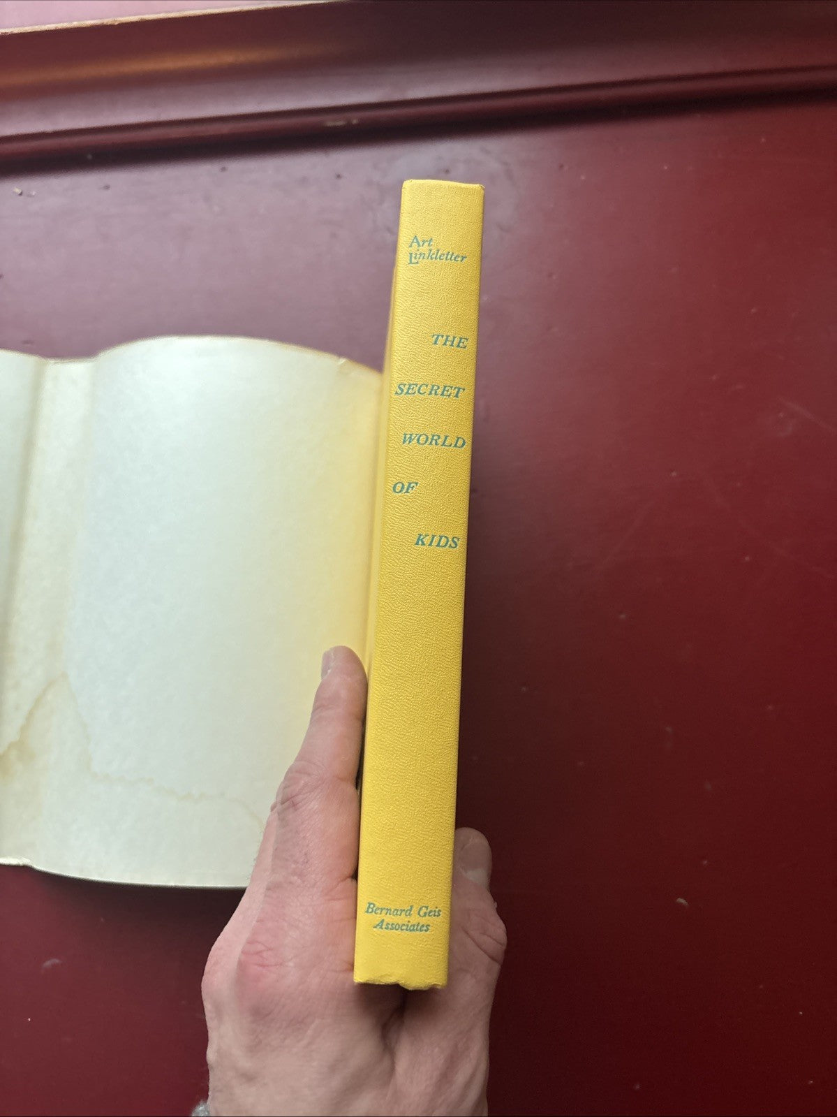 The Secret World of Kids, Hard cover, DJ, 1959, GUC