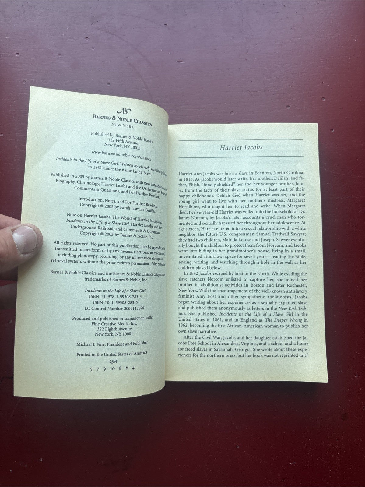 Incidents In The Life Of A Slave Girl; Paperback Harriet Jacobs 2005