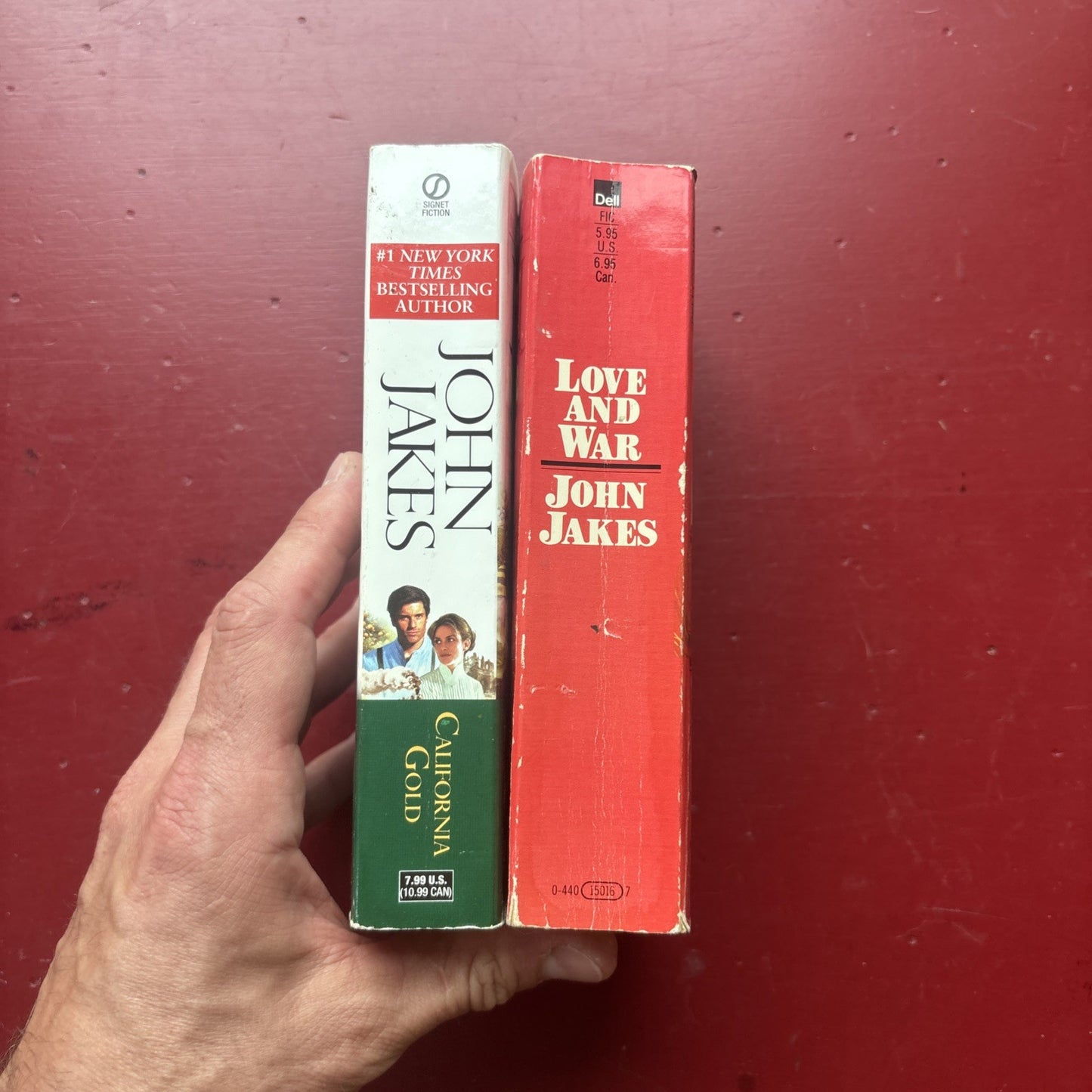 2 By John Jakes Paperback California Gold, Love And War