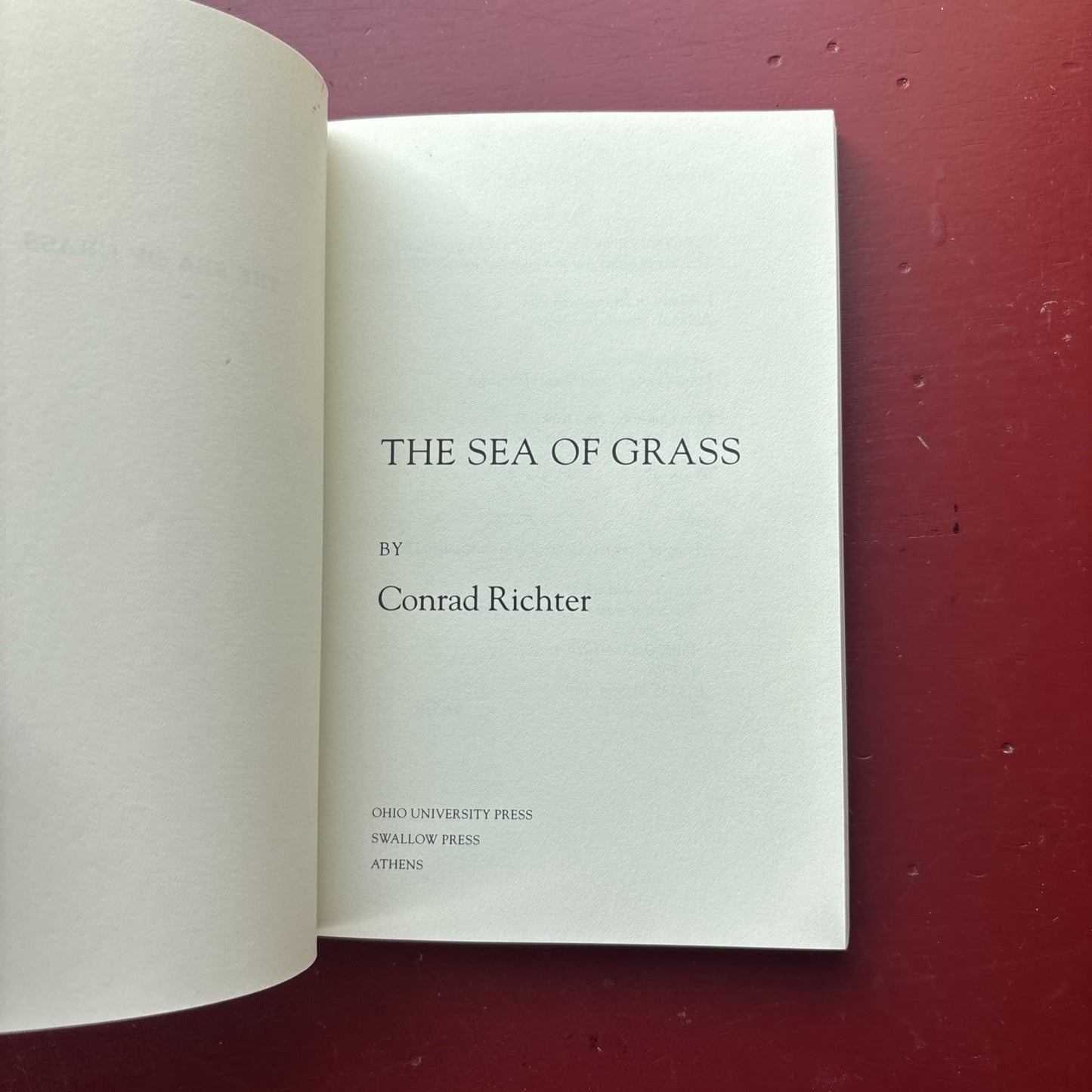 Sea of Grass by Conrad Richter (1992, Trade Paperback)