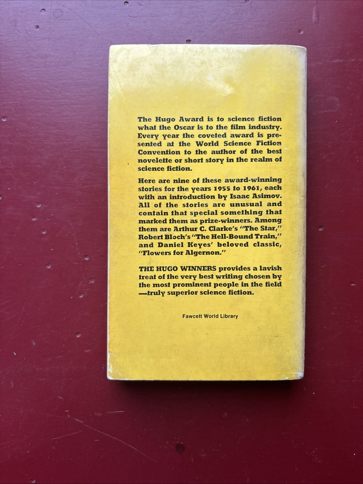 The Hugo Winners Vol. 1 by Isaac Asimov 1955 - 1961 Paperback, 1973 Print