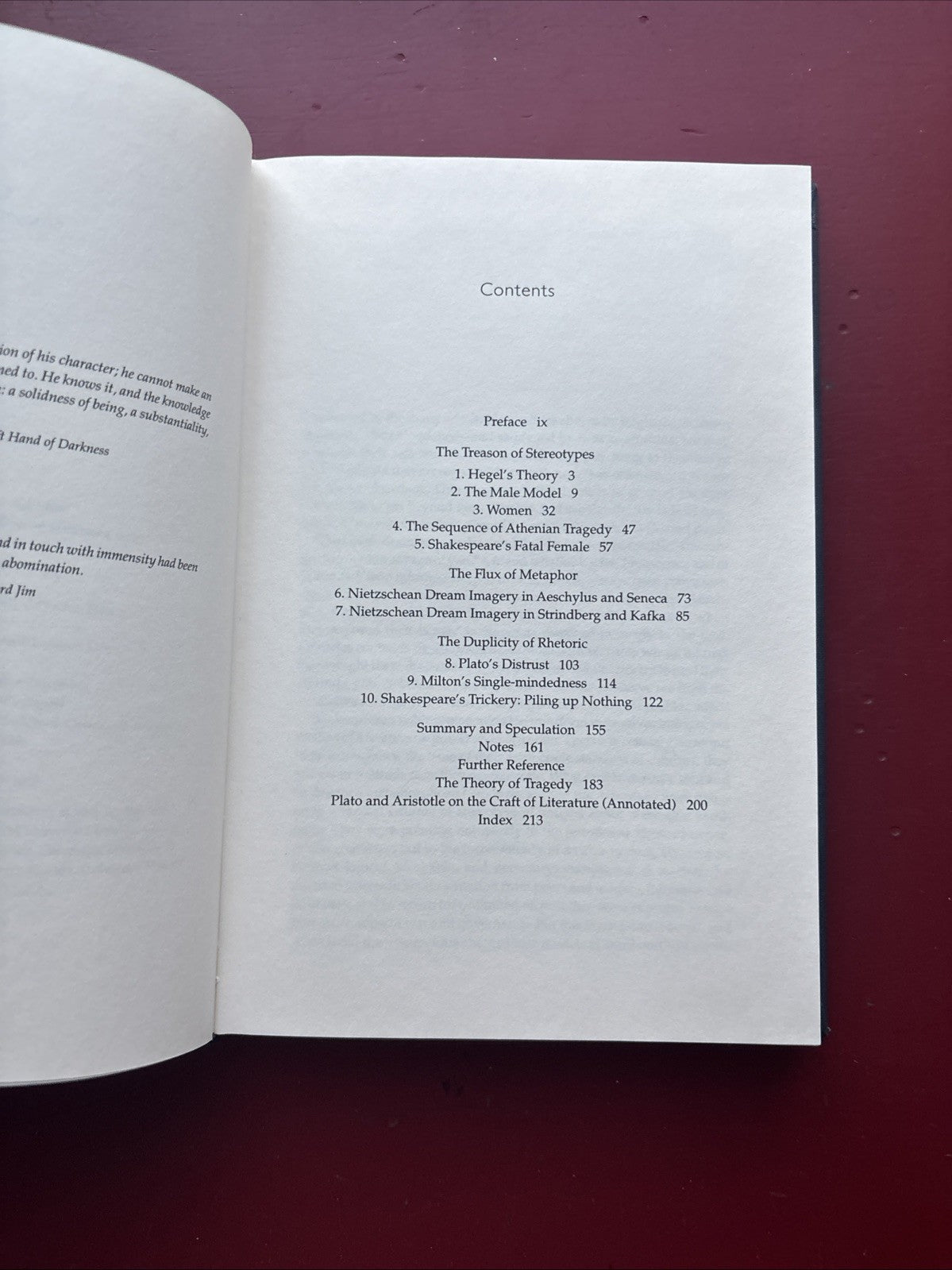 The Excess of Heroism in Tragic Drama, Moss, Leonard, Very Good Book