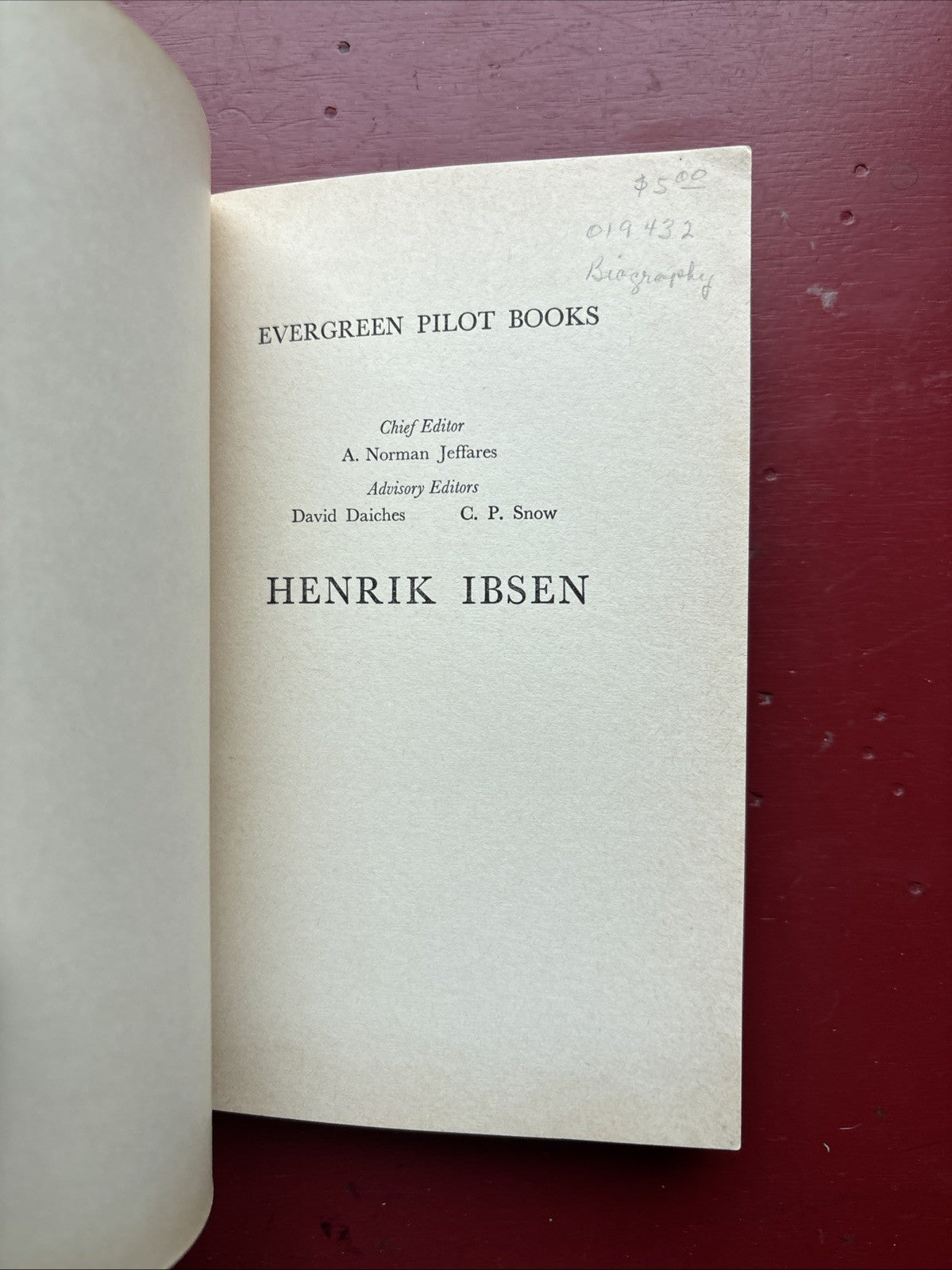 Henrik Ibsen by G. Wilson Knight (1962, Trade Paperback)