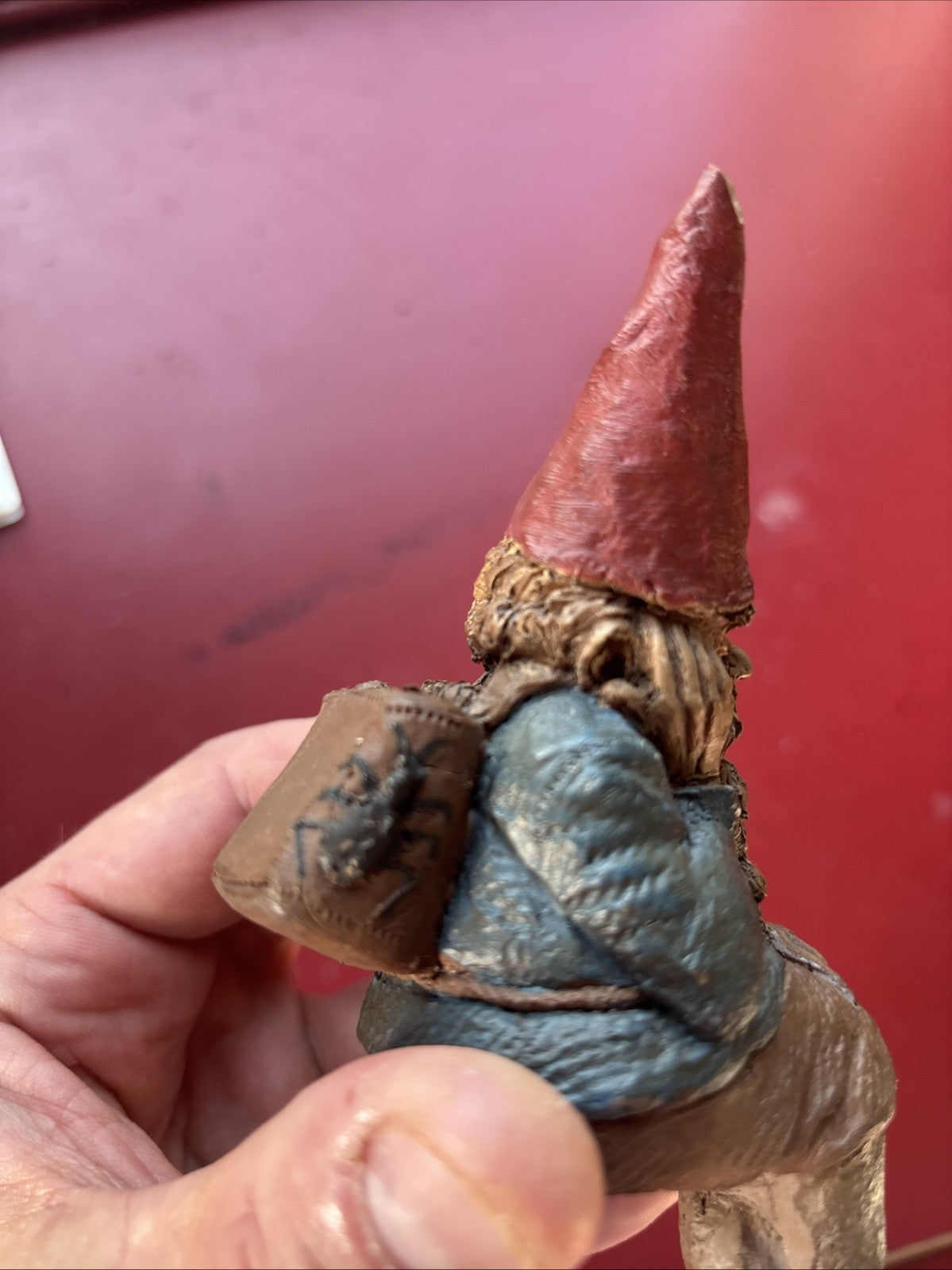 Tom Clark Gnome "Bailey" 1986 No Cert.  Hat Tip Damaged Still Cute