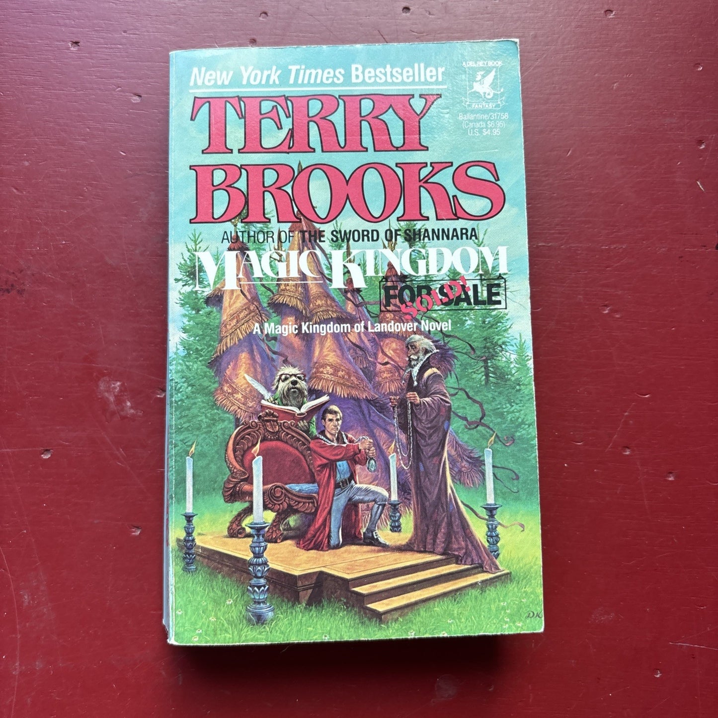 1988 Magic Kingdom For Sale by Terry Brooks Del Rey Paperback