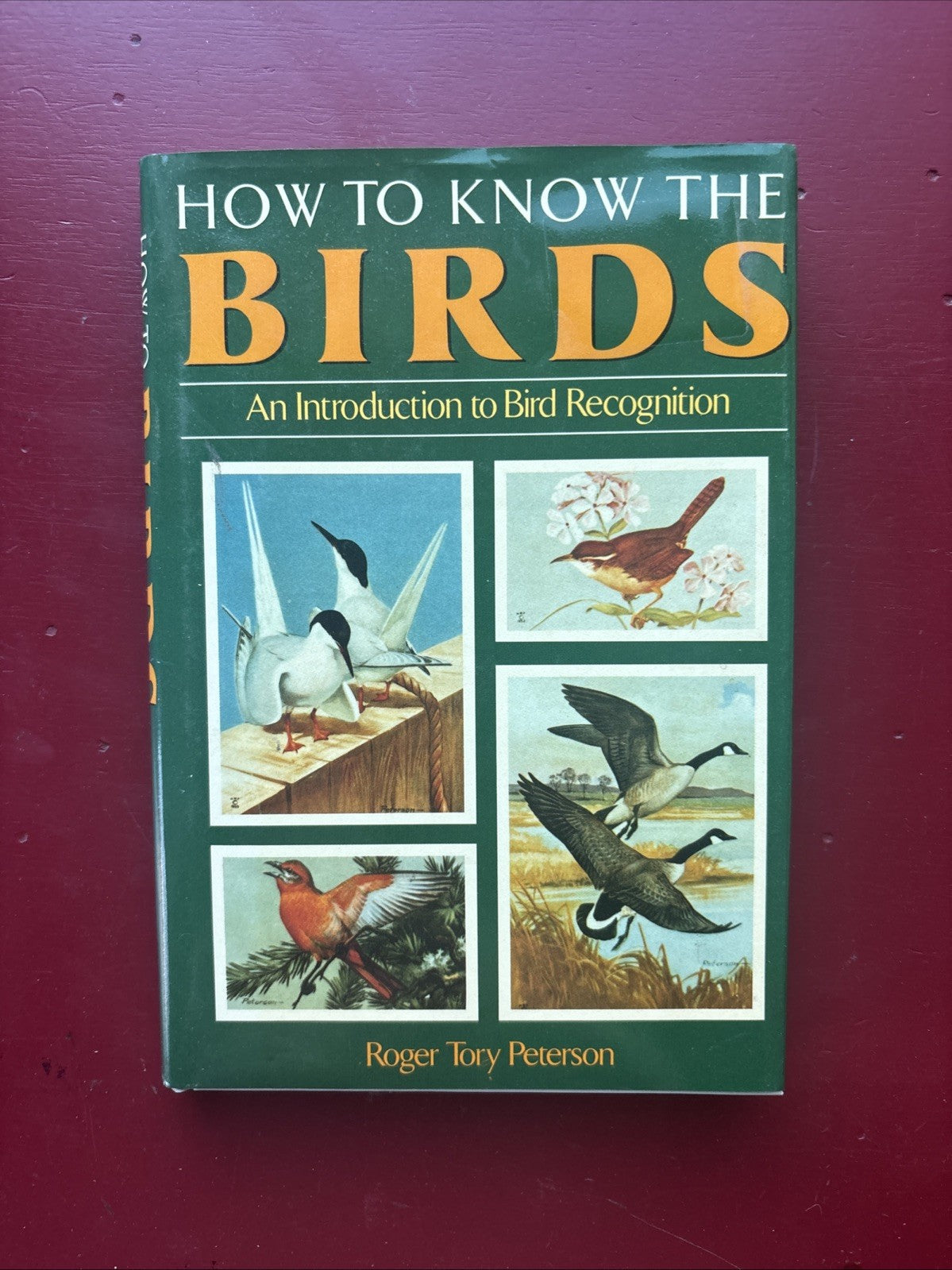 How to Know the Birds Recognition Guide by Roger Tory Peterson 1986 Edition