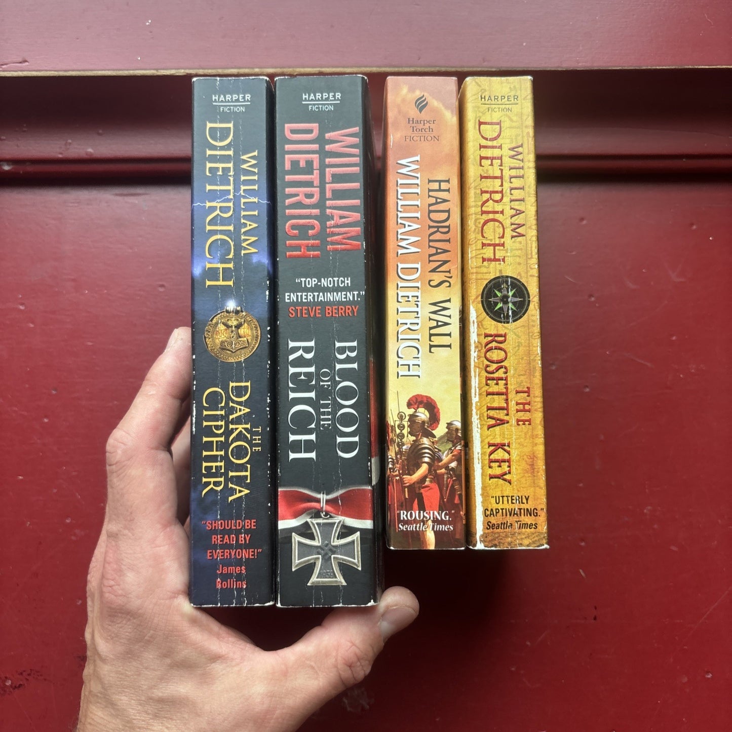 4 Books By William Dietrich Ethan Gage Blood Reich Hadrian’s Wall