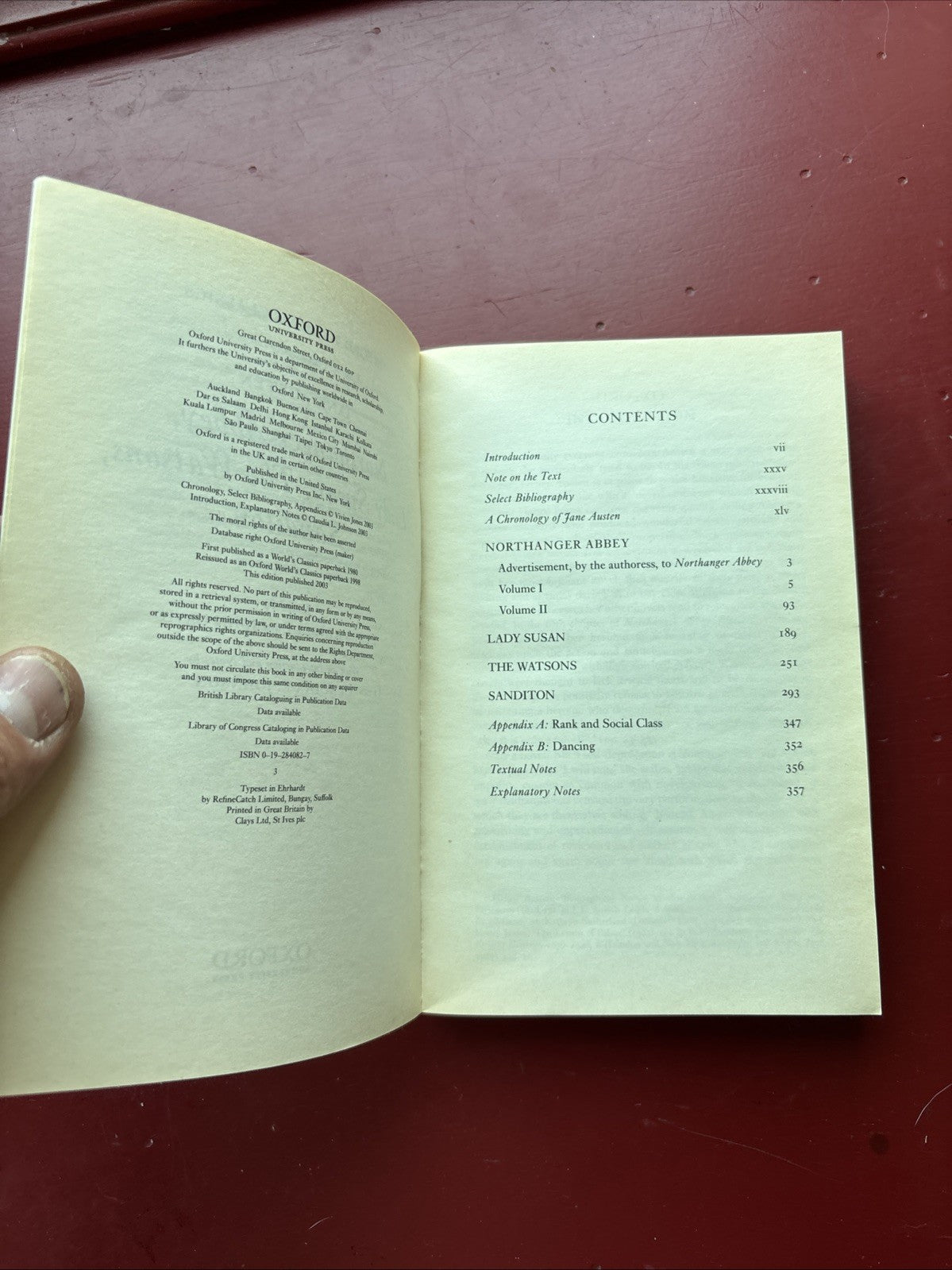 Northanger Abbey, Lady Susan, The Watsons, Sanditon [Oxford World's Classics]