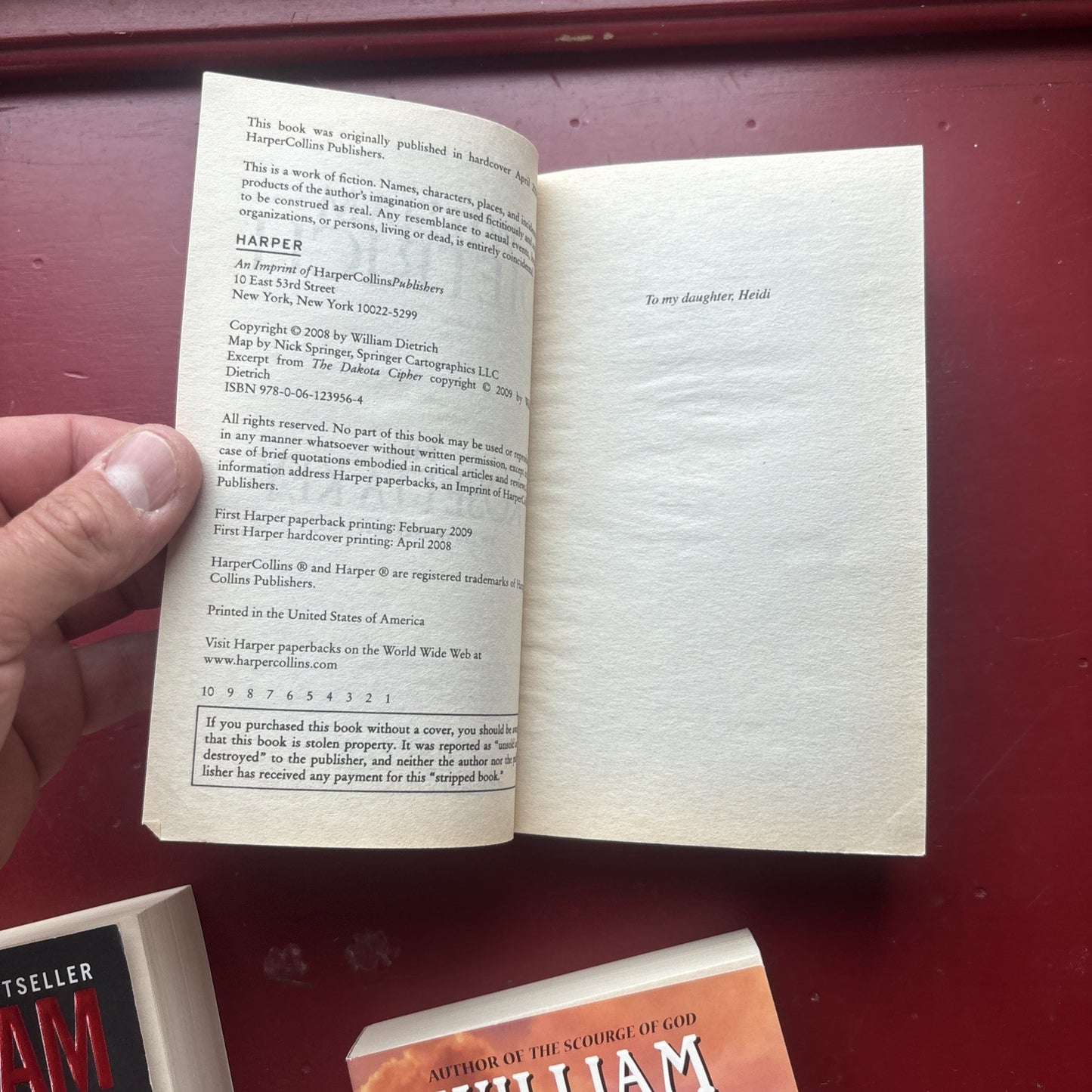 4 Books By William Dietrich Ethan Gage Blood Reich Hadrian’s Wall