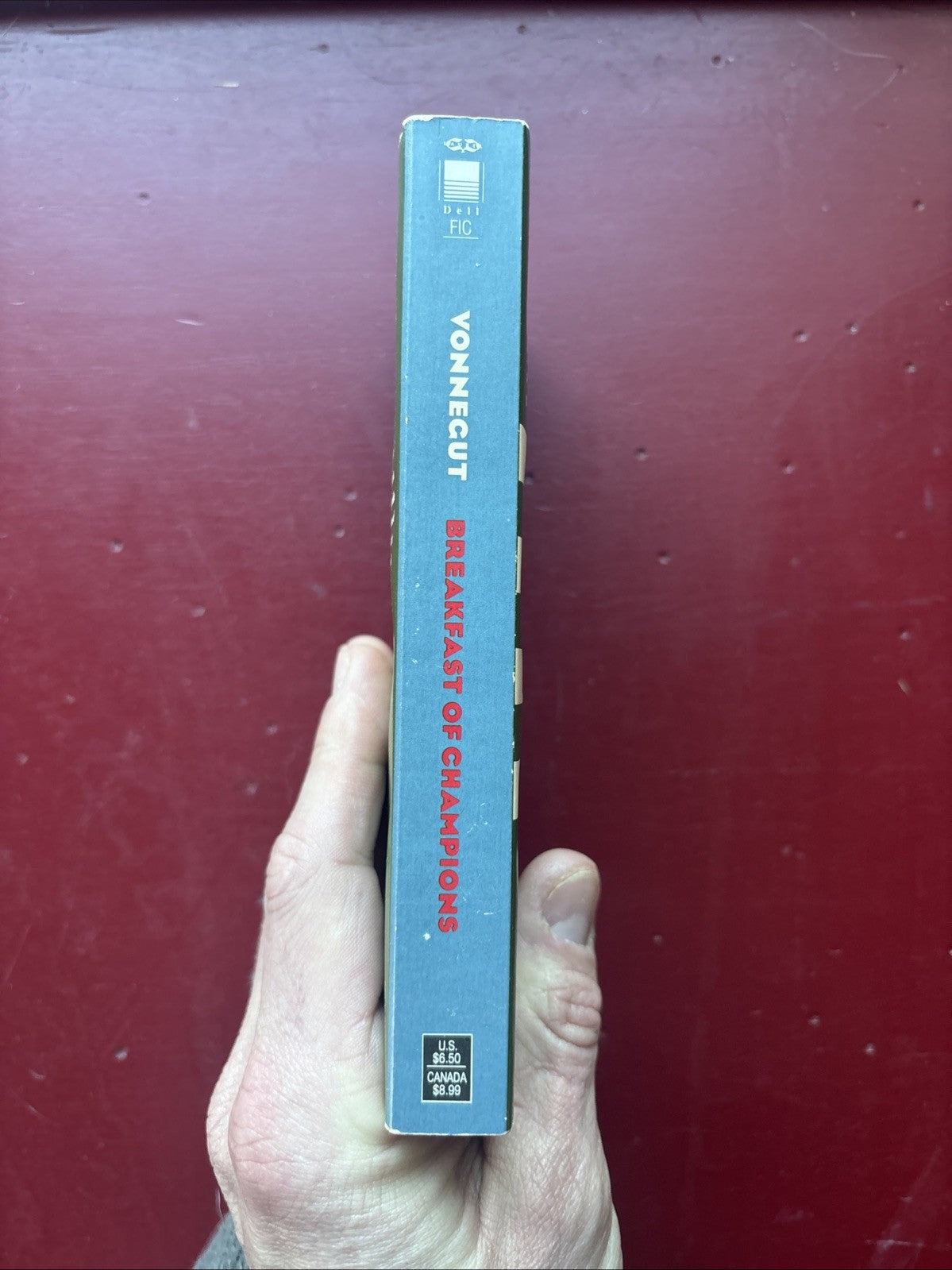 Kurt Vonnegut Breakfast Of Champions Paperback Book Cover Writing