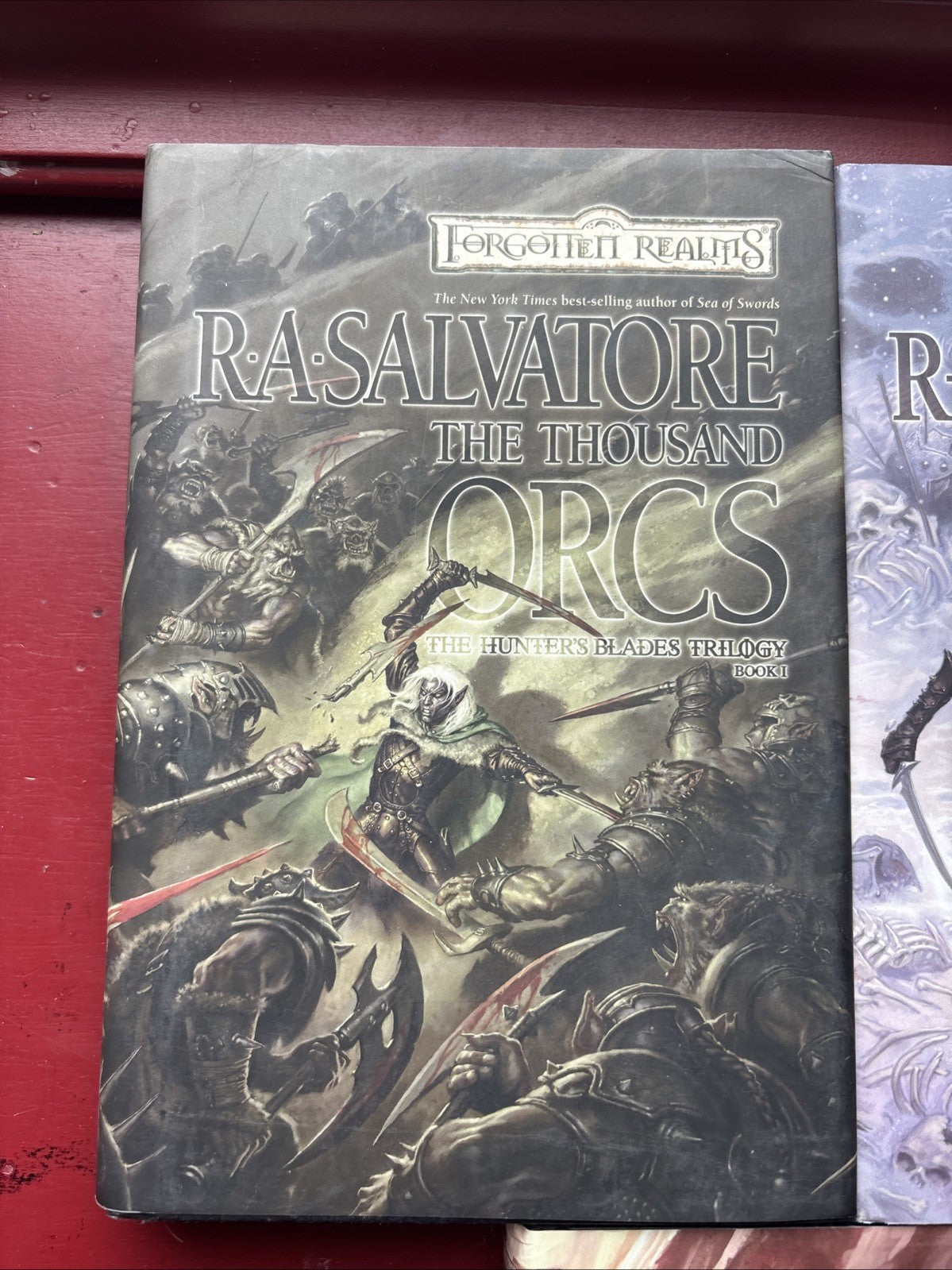 RA Salvatore Complete Hunters Blades Trilogy Lot Of 3 Hardcover Books Drow Orcs