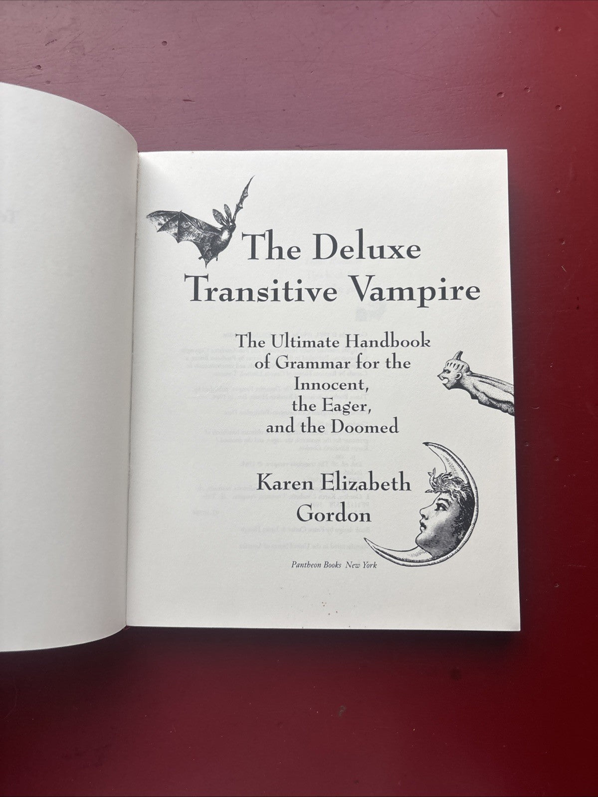 The Deluxe Transitive Vampire by Karen Gordon (1993, Hardcover)