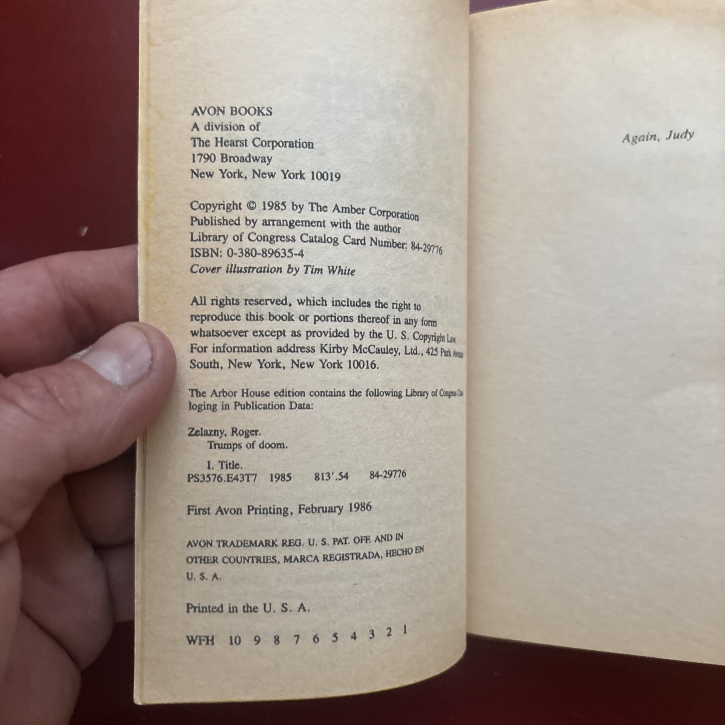 Trumps of Doom by Roger Zelazny (1986, Mass Market)