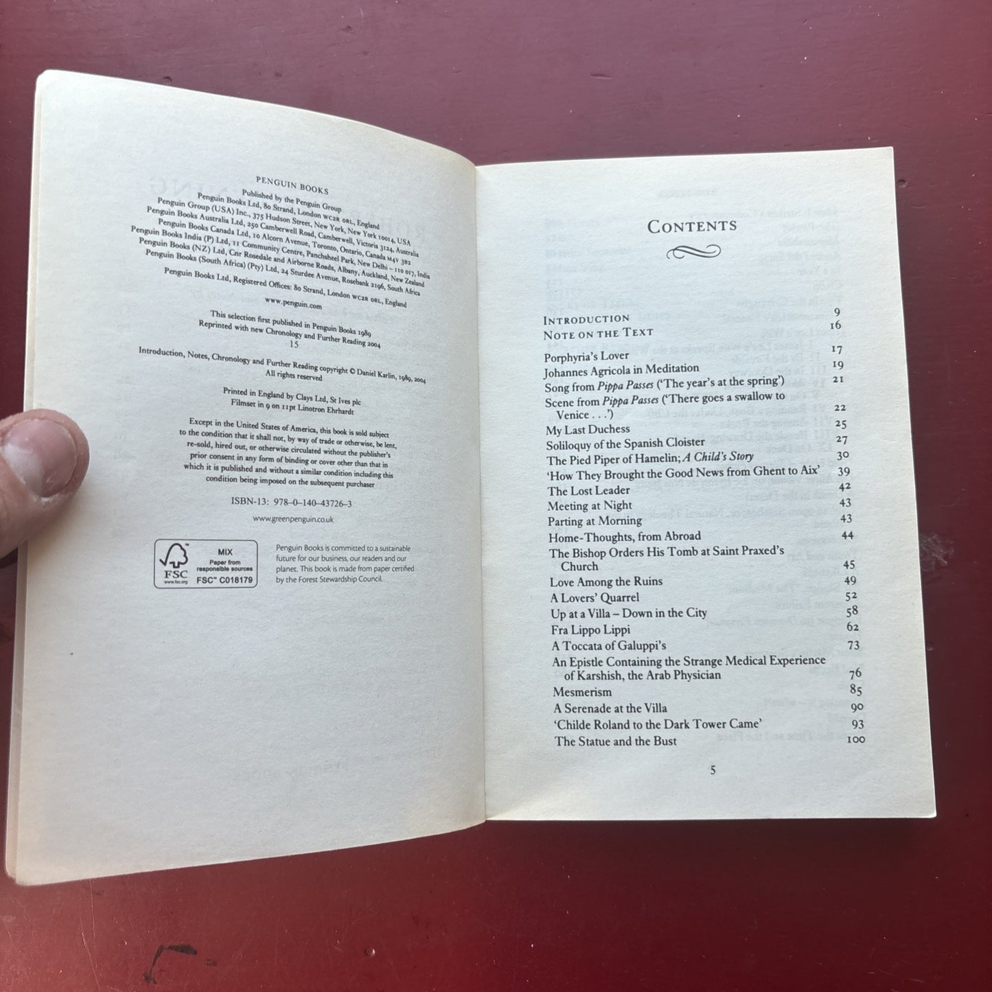 Robert Browning Selected Poems (Paperback) (UK IMPORT)