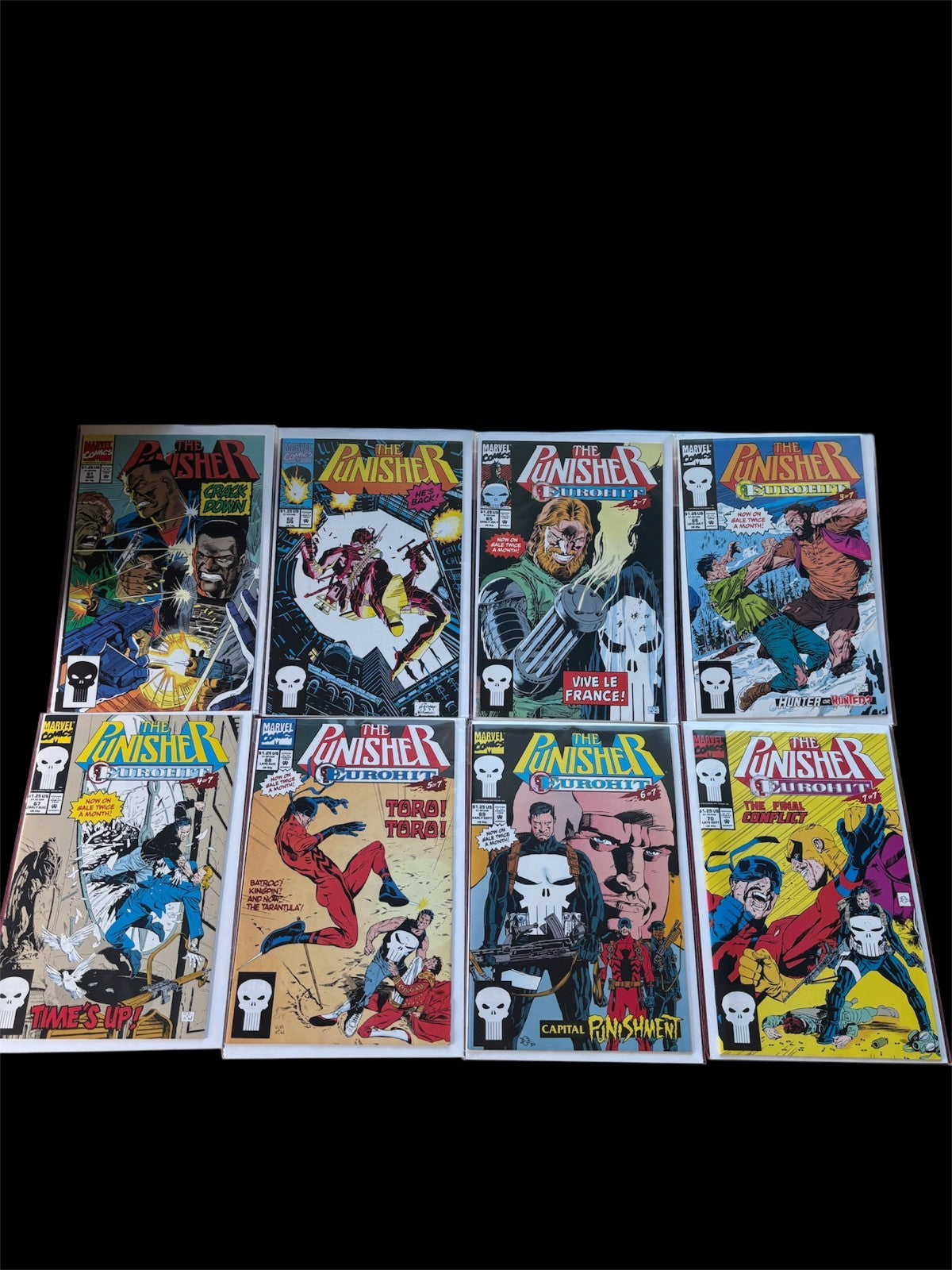 Punisher Marvel Comics Lot – 41 Issues #26–75 – Bronze Age – VG/VG+ Free Ship