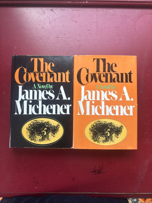 The Covenant (Volumes 1 & 2) by James A. Michener (1980, Hardcover)