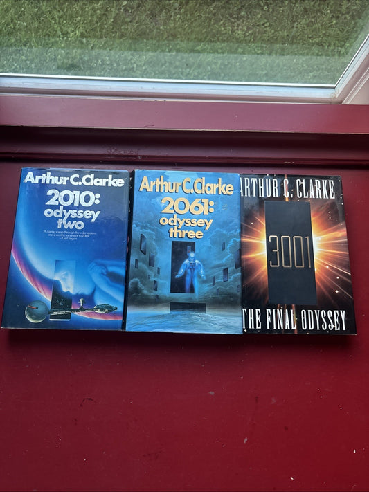 3 Odyssey Series: 2010, 2016, 3001 by Arthur C. Clarke Series (Hardcover)