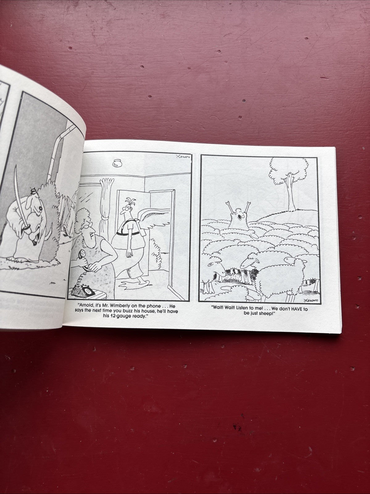 Vtg Beyond the Far Side by Gary Larson 1983 CARTOON PAPERBACK BOOK funny READ