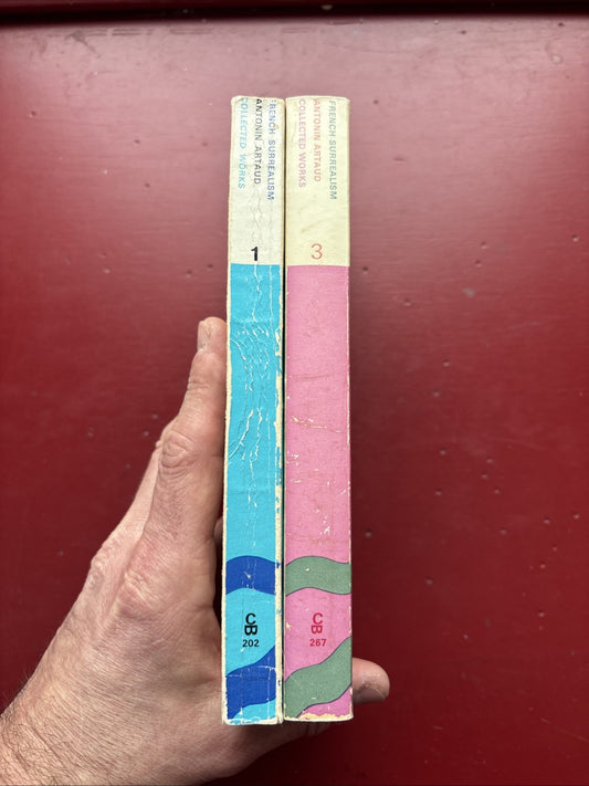 Antonin Artaud Collected Works Vol 1 & 3 by Antonin Artaud (1974, Trade Paperback)