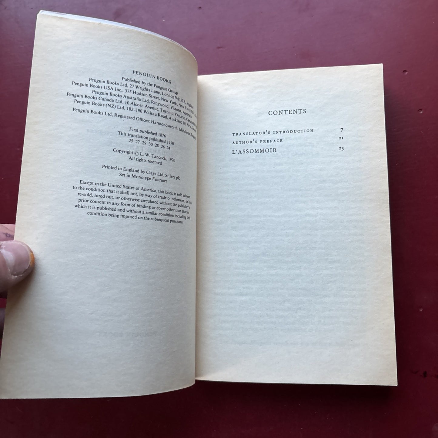 L' Assommoir by Émile. Zola (1970, Uk- a Format Paperback)