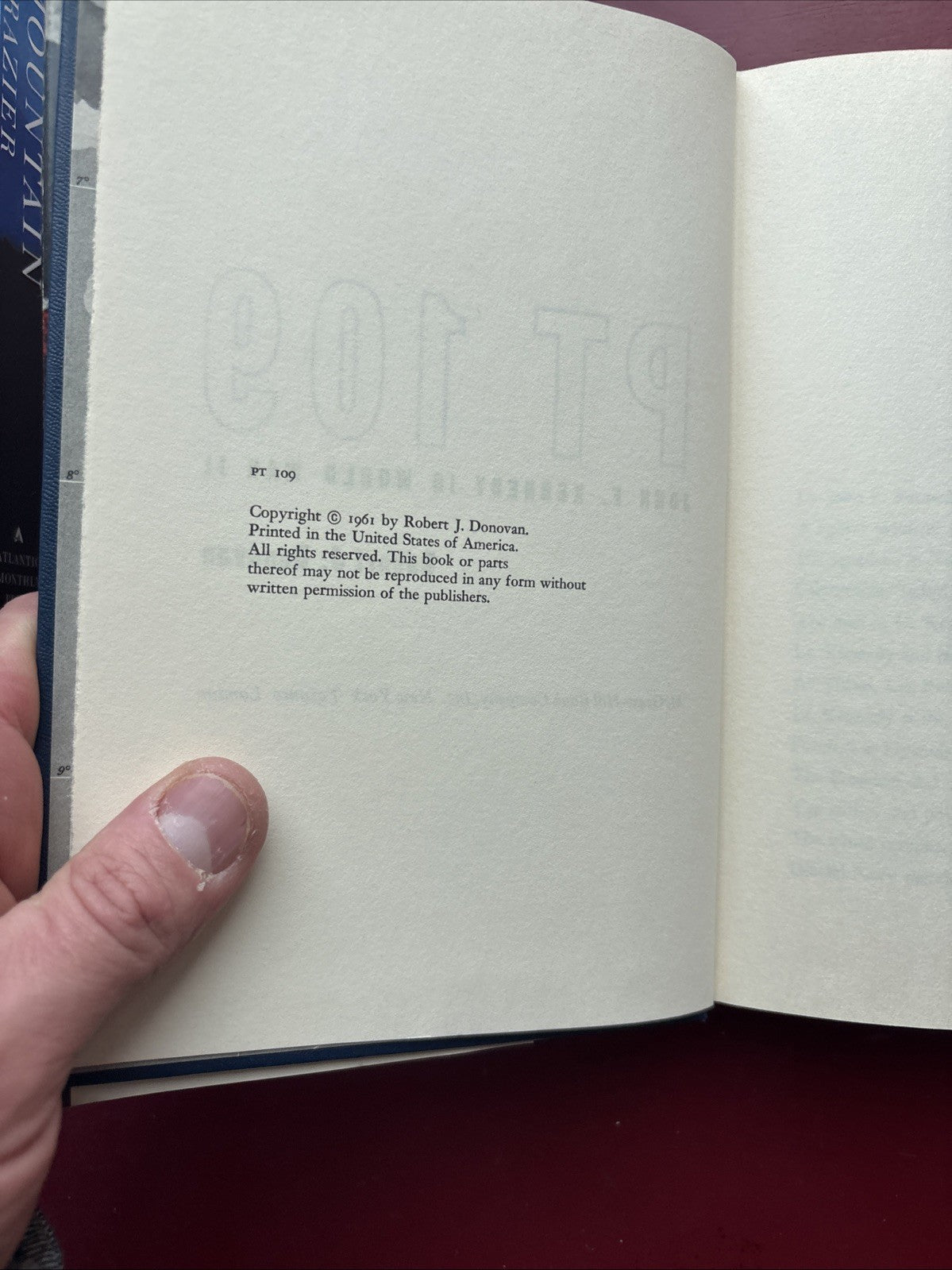 PT 109: John F. Kennedy in World War II - First Edition Hardcover Book