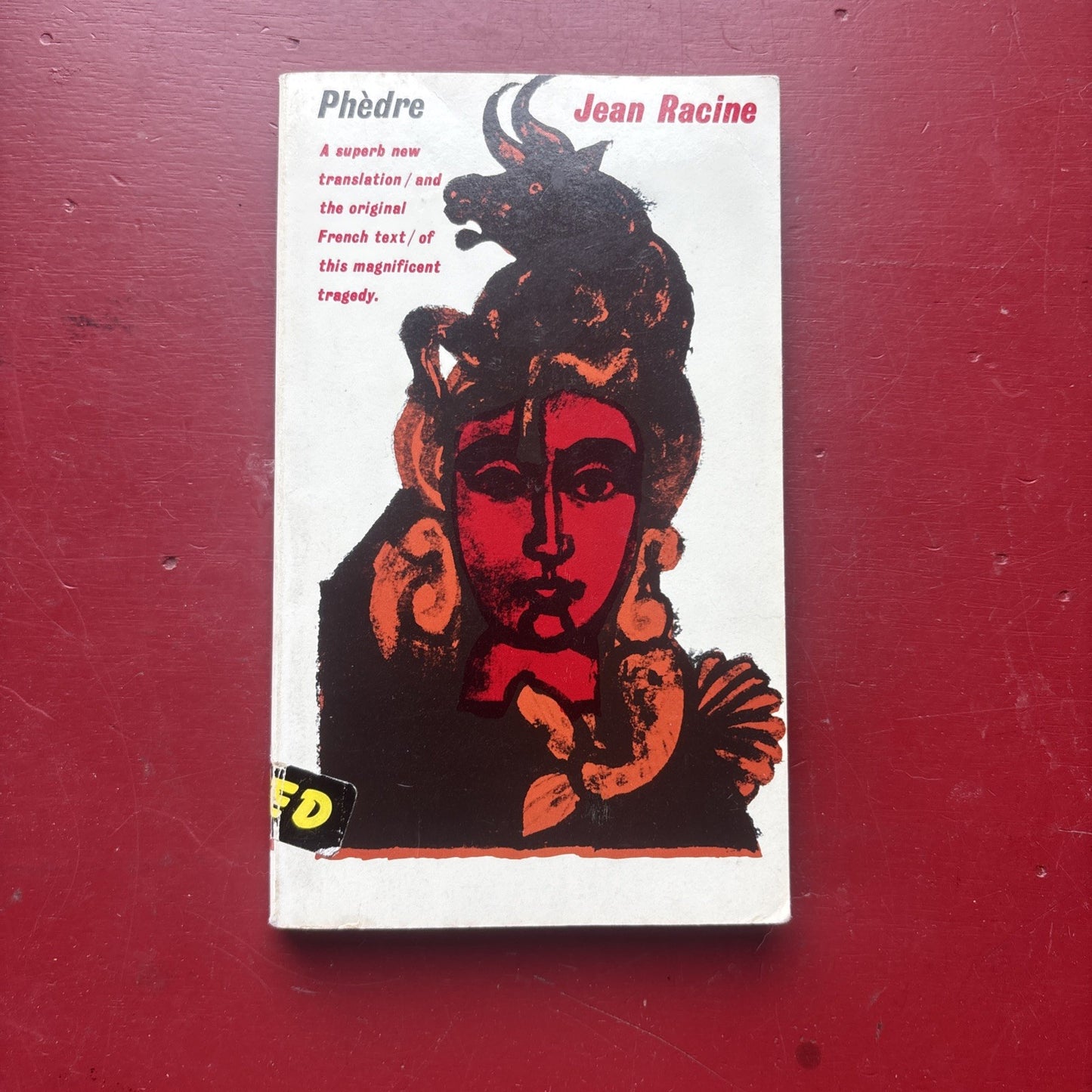 Phedre by Racine, Jean Baptiste Vintage Paperback 1962