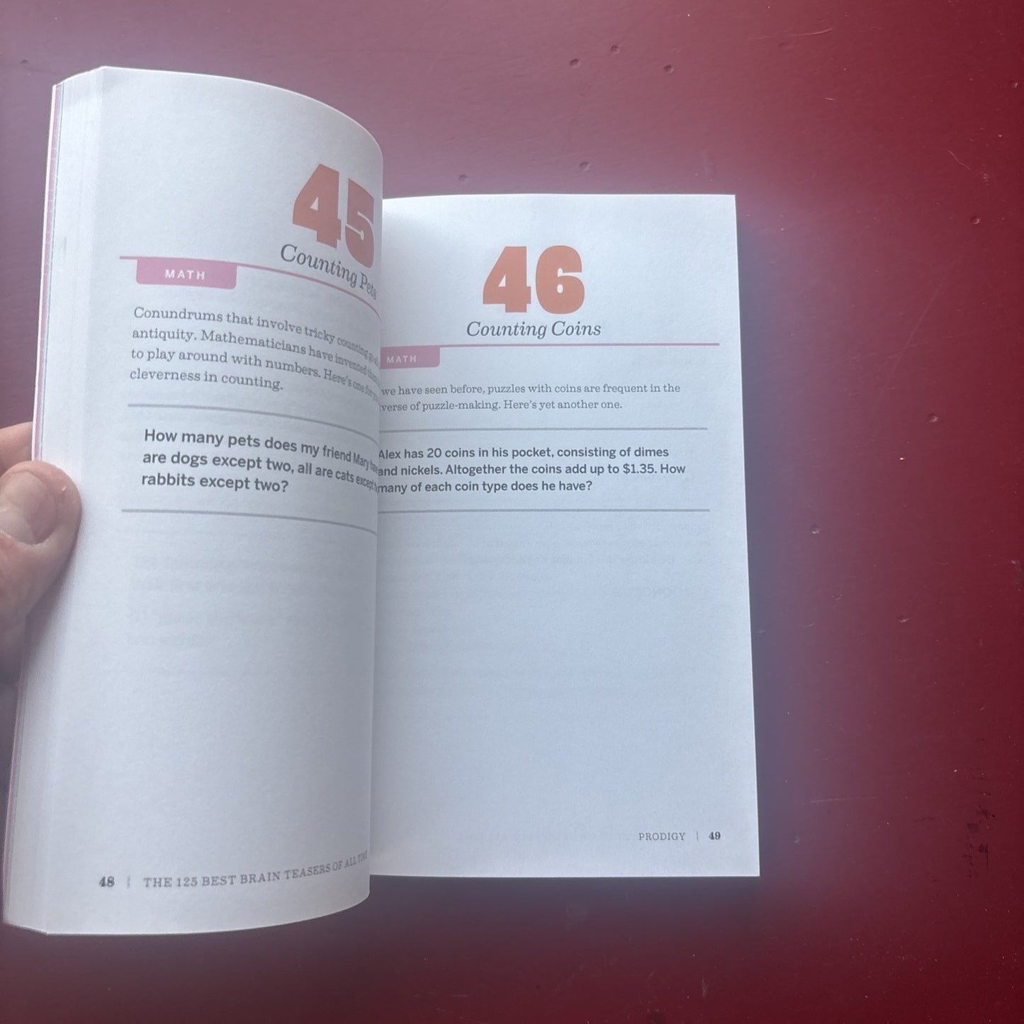125 Best Brain Teasers of All Time : A Mind-Blowing Challenge of Math, Logic,...