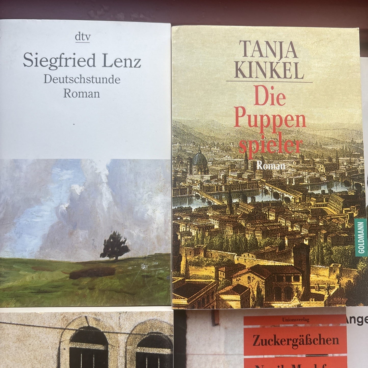 Lot Of 6 German Books Nagib Machfus D Zuckergässchen Tanja Kinkel Lenz Rehmann