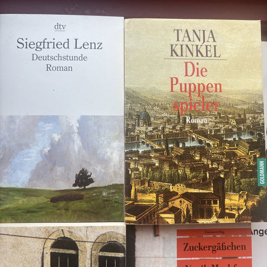 Lot Of 6 German Books Nagib Machfus D Zuckergässchen Tanja Kinkel Lenz Rehmann
