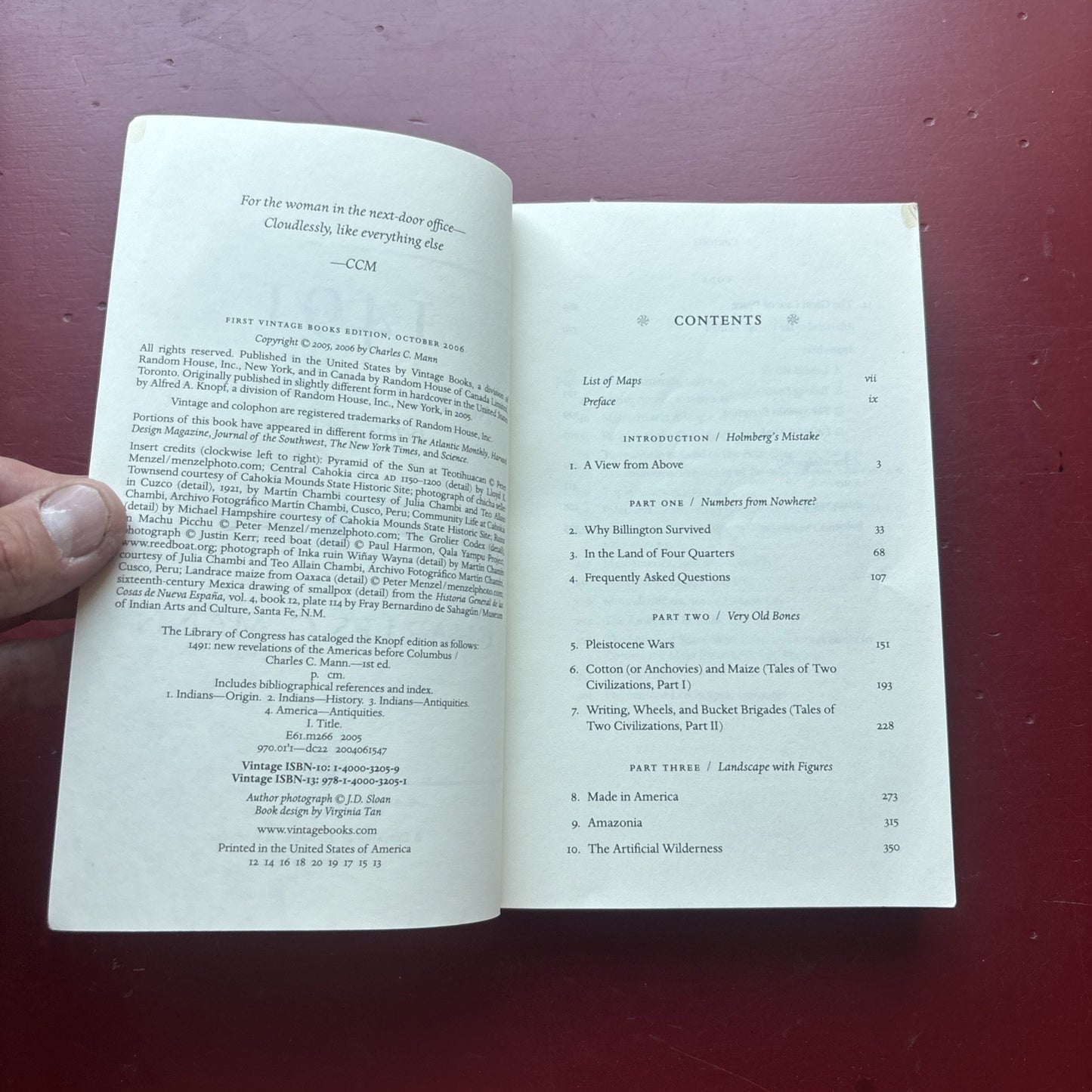 1491: New Revelations of the Americas Before Columbus by Charles C. Mann PB