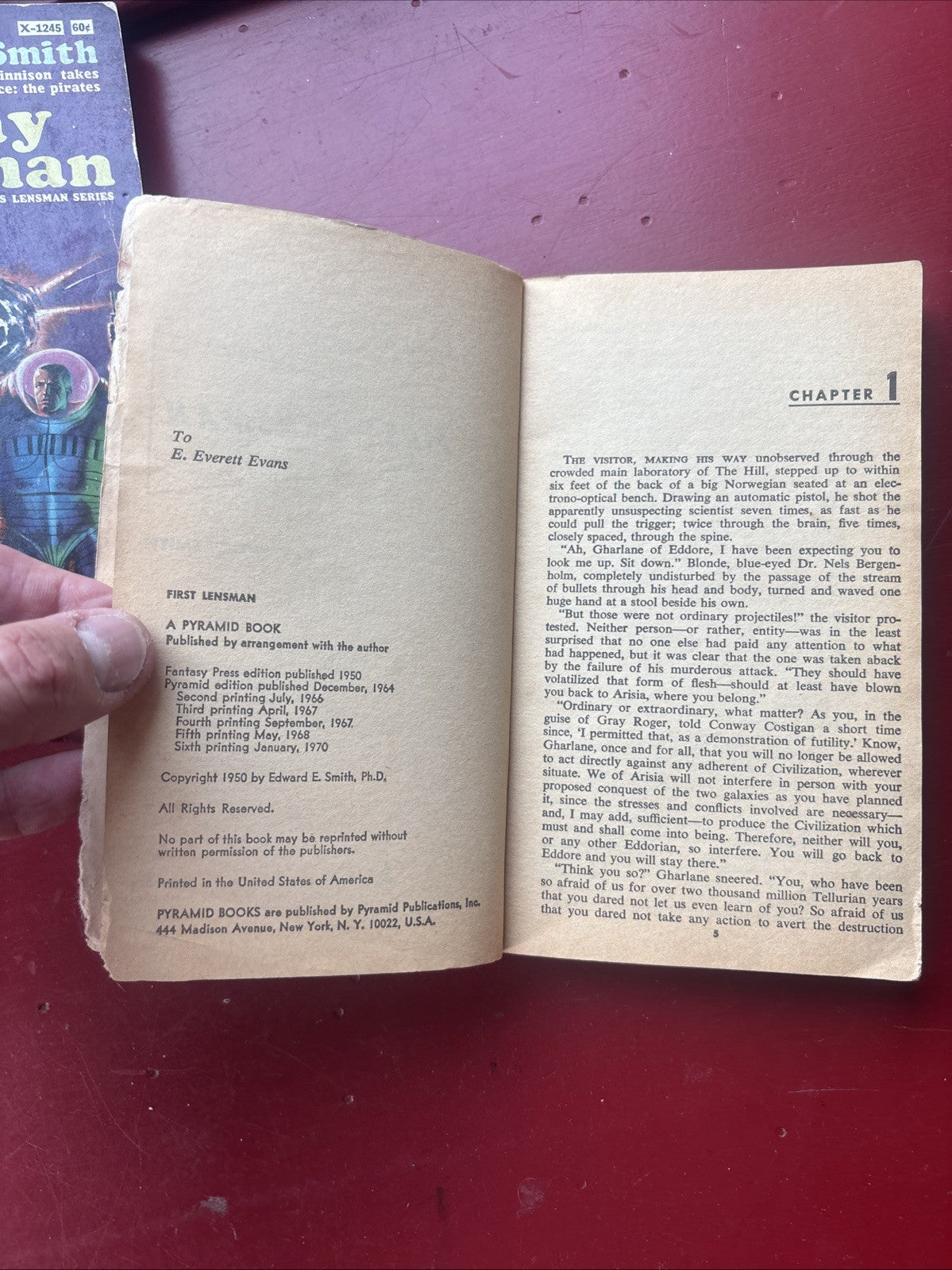 7 Vintage Sci-Fi books by E.E. "Doc" Smith (Mass Market) (Bundle)