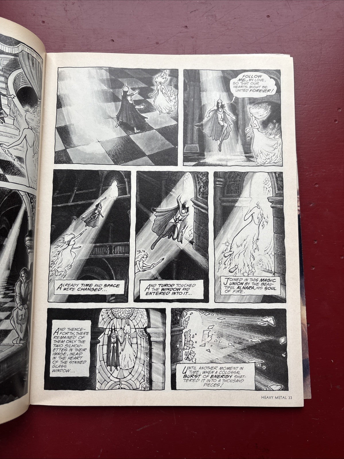 Heavy Metal Magazine (July 1980) (Reduced cover tear)