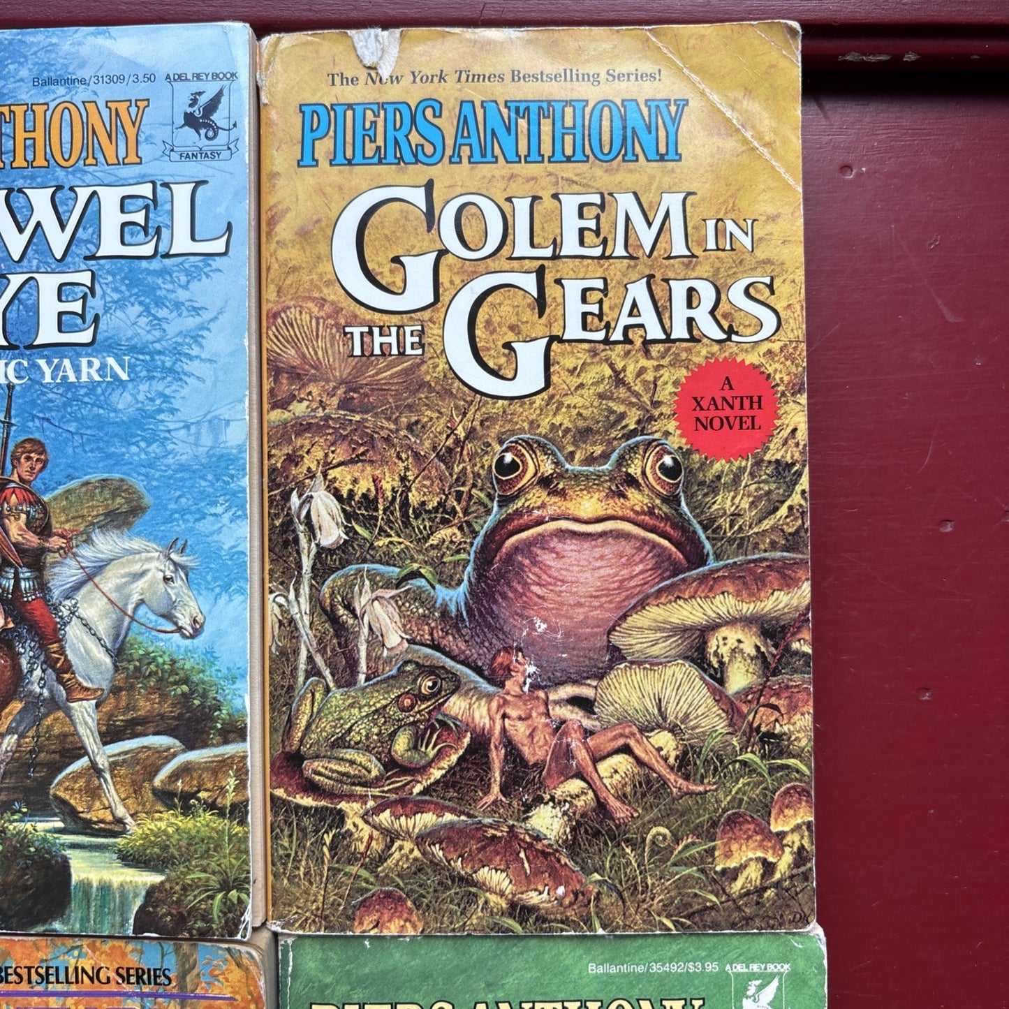 Piers Anthony Lot 4 Xanth Novel Ogre Ogre Golem Crewel Lye Isle Of View