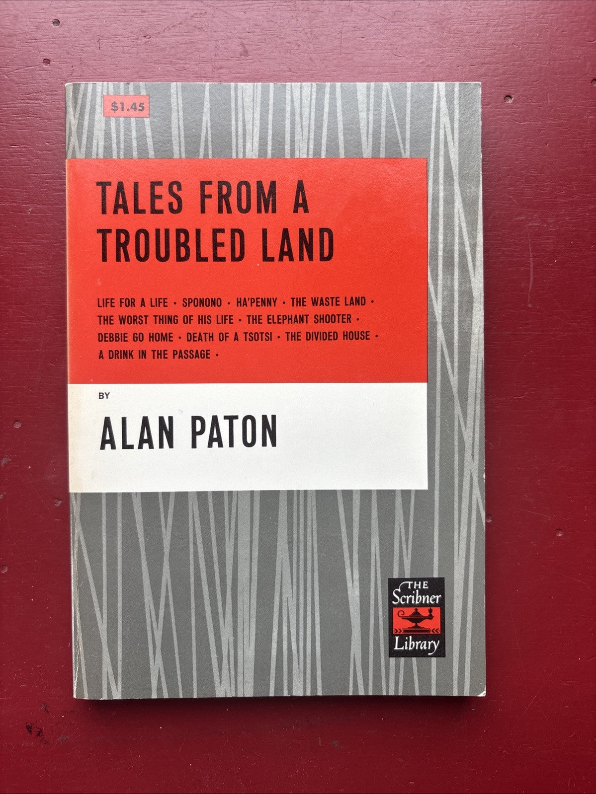 TALES FROM A TROUBLED LAND by Alan Paton 1961 softcover