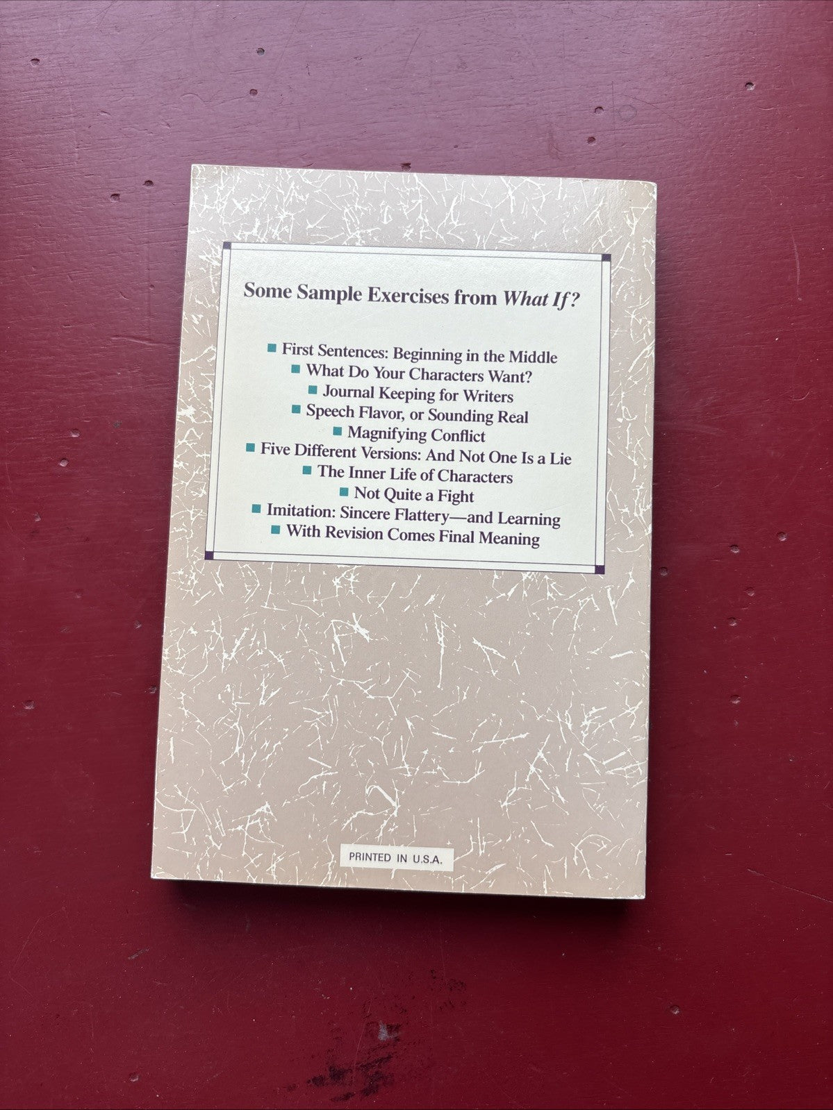 What If? Writing Exercises for Fiction Writers by Anne Bernays, Pamela Painter