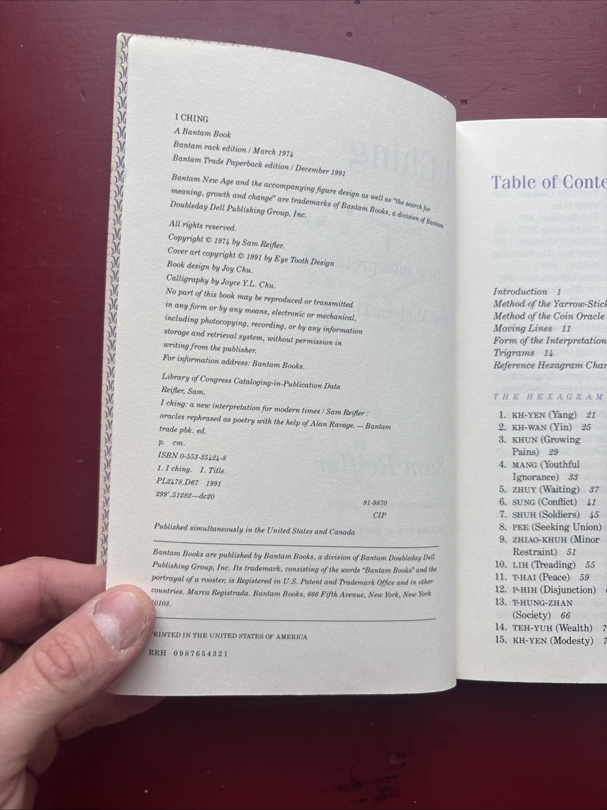 I Ching : A New Interpretation for Modern Times by Sam Reifler (1991, Trade...